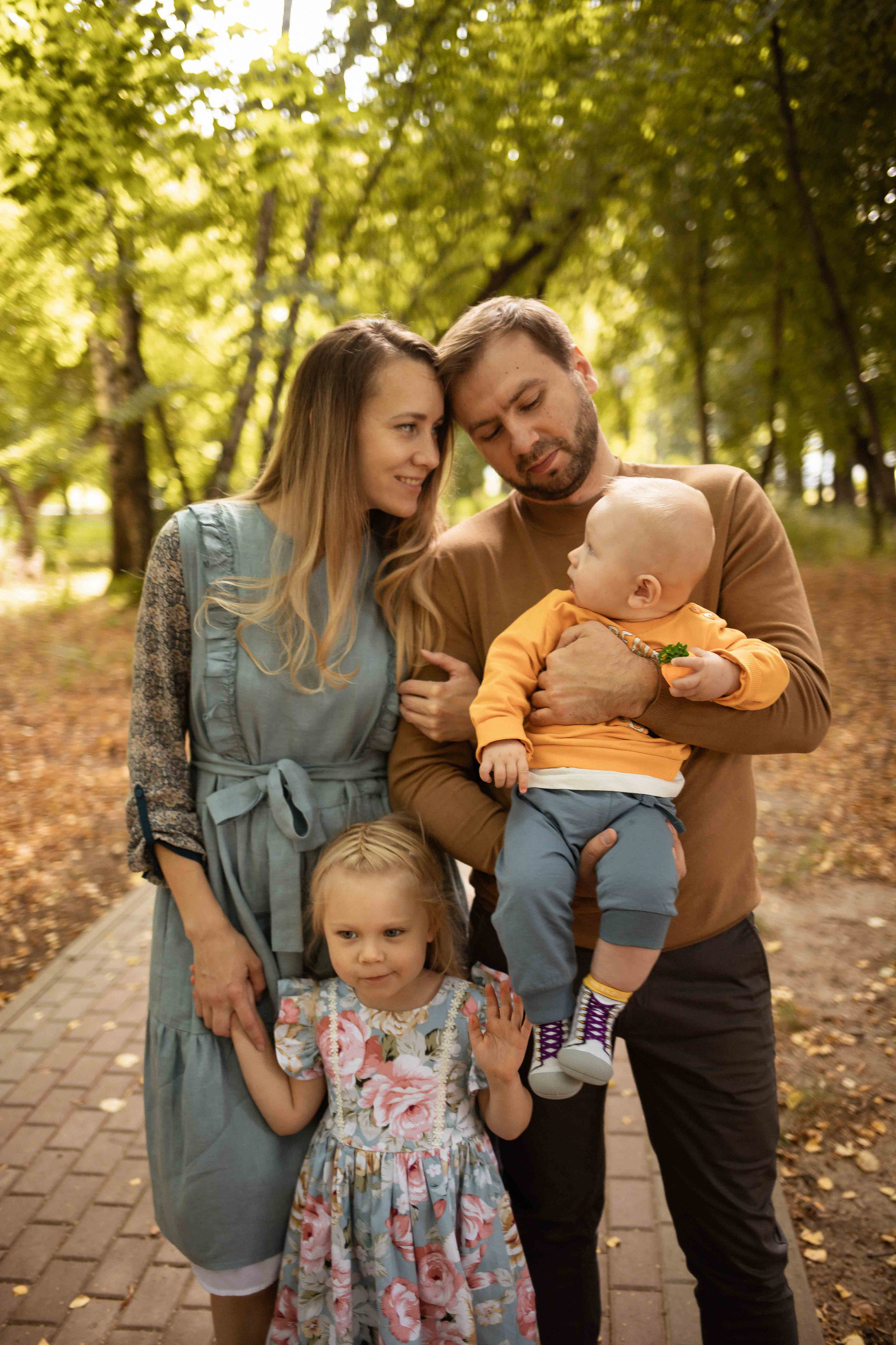 Анна, Костя, Агата и Кристиан. Семейный фотограф в Москве