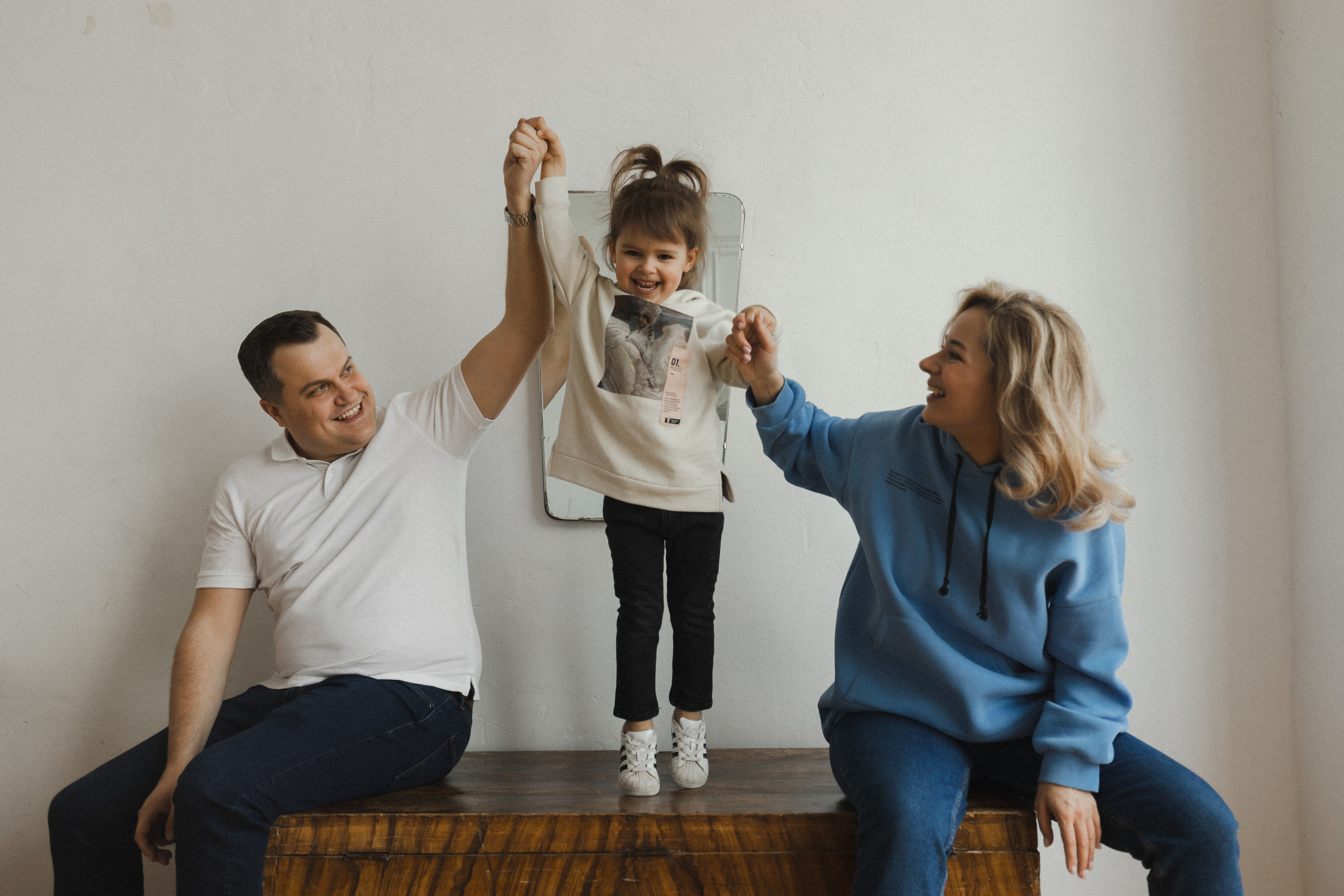 Оля, Саша и Аня. Семейный фотограф в Москве
