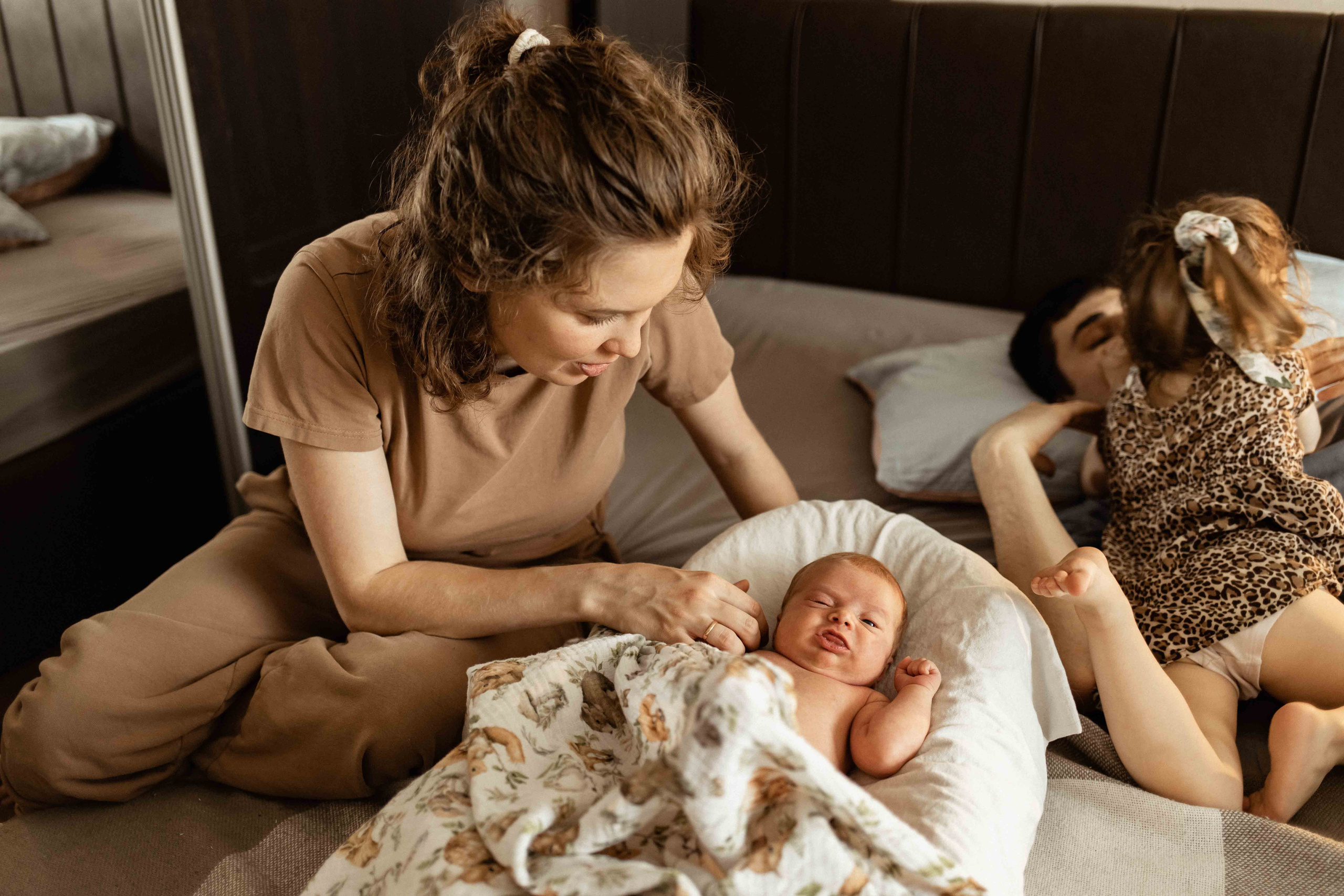 Анастасия, Сергей, Мира и Лиза. Семейный фотограф в Москве