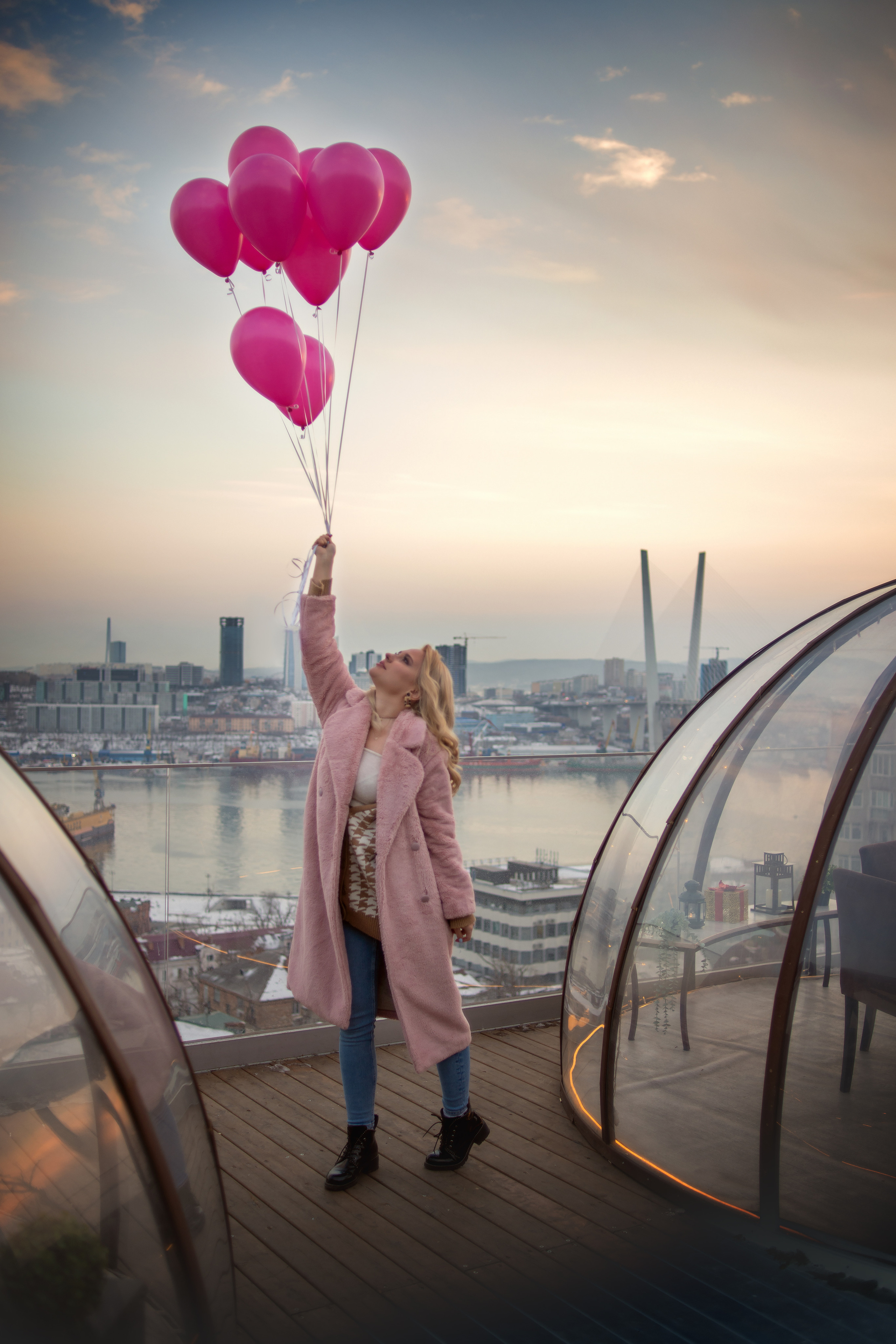На большом воздушном шаре. Портретный фотограф во Владивостоке Наталья Макарова