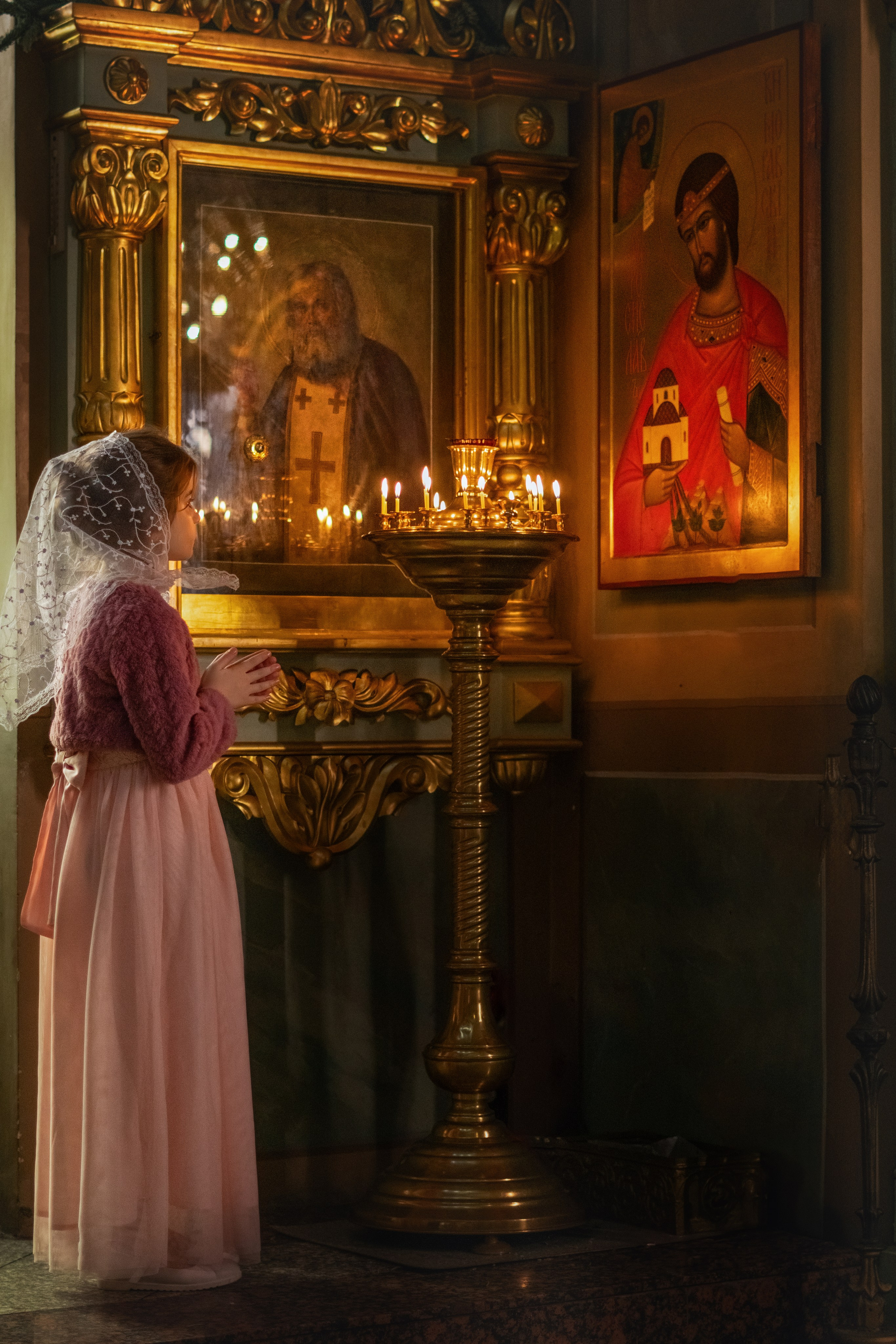 Крещение Арины в Москве