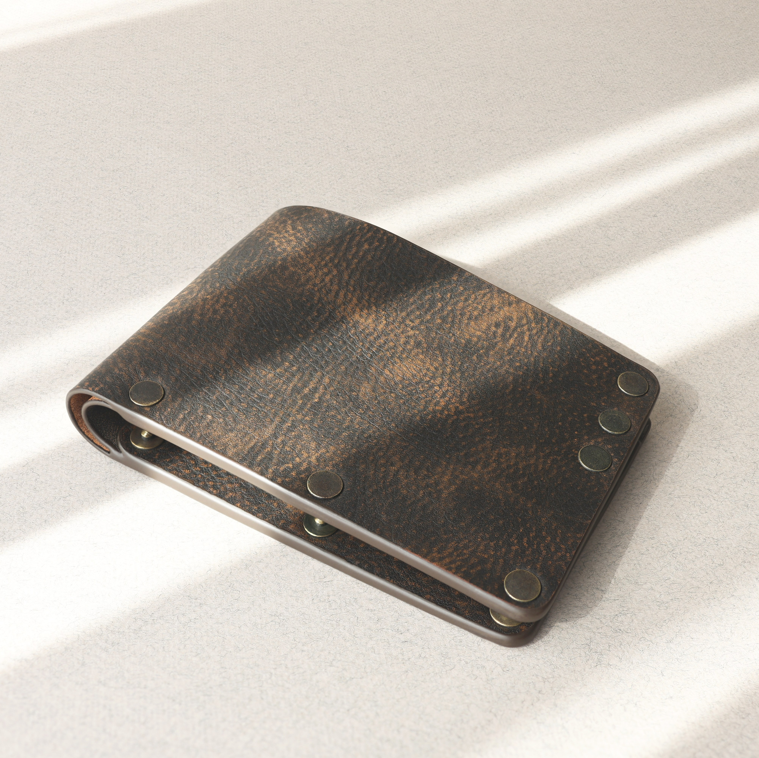 Кошелек бифолд Grunch. Мастерская авторских аксессуаров из кожи в Уфе Hecho a mano