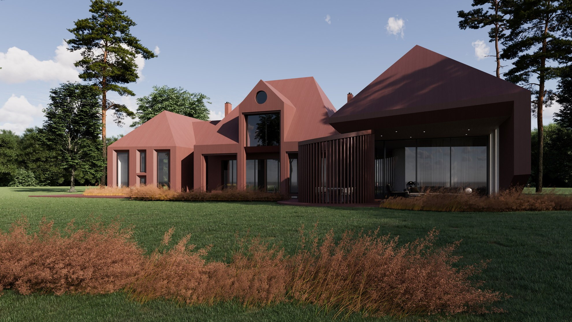 Дом в Русском стиле. Paintings by the artist Sergey Ratchin