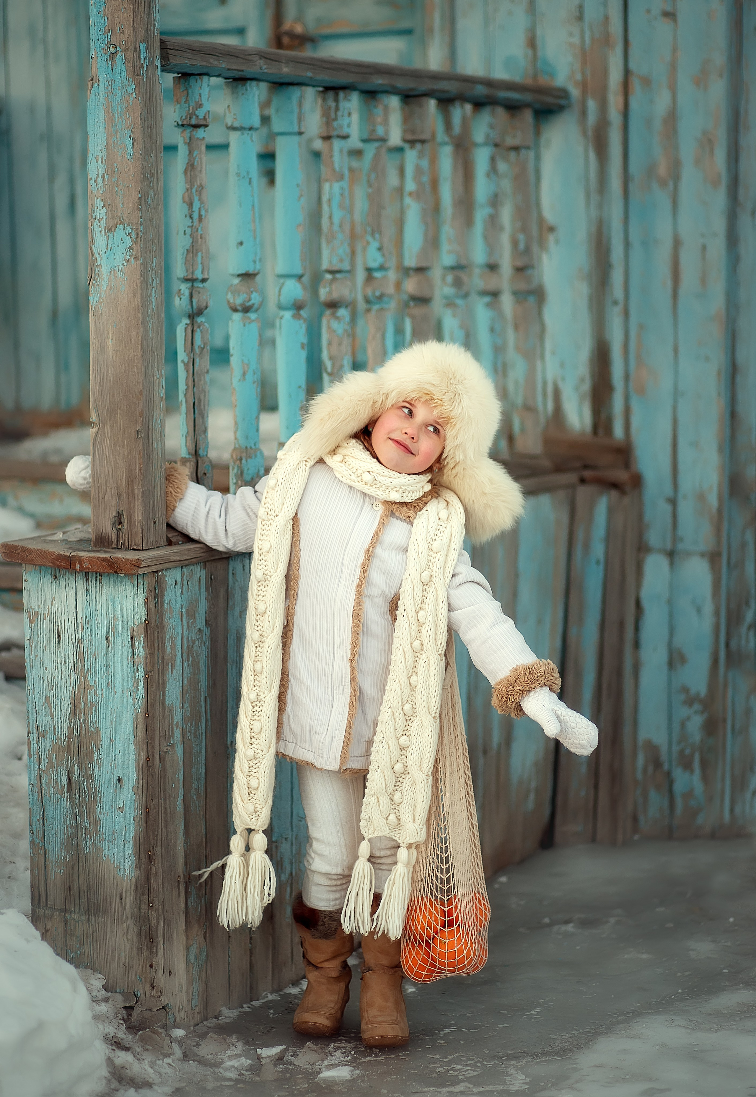 Варенька и зимние апельсины. Фотограф в Оренбурге Чопорова Тамара