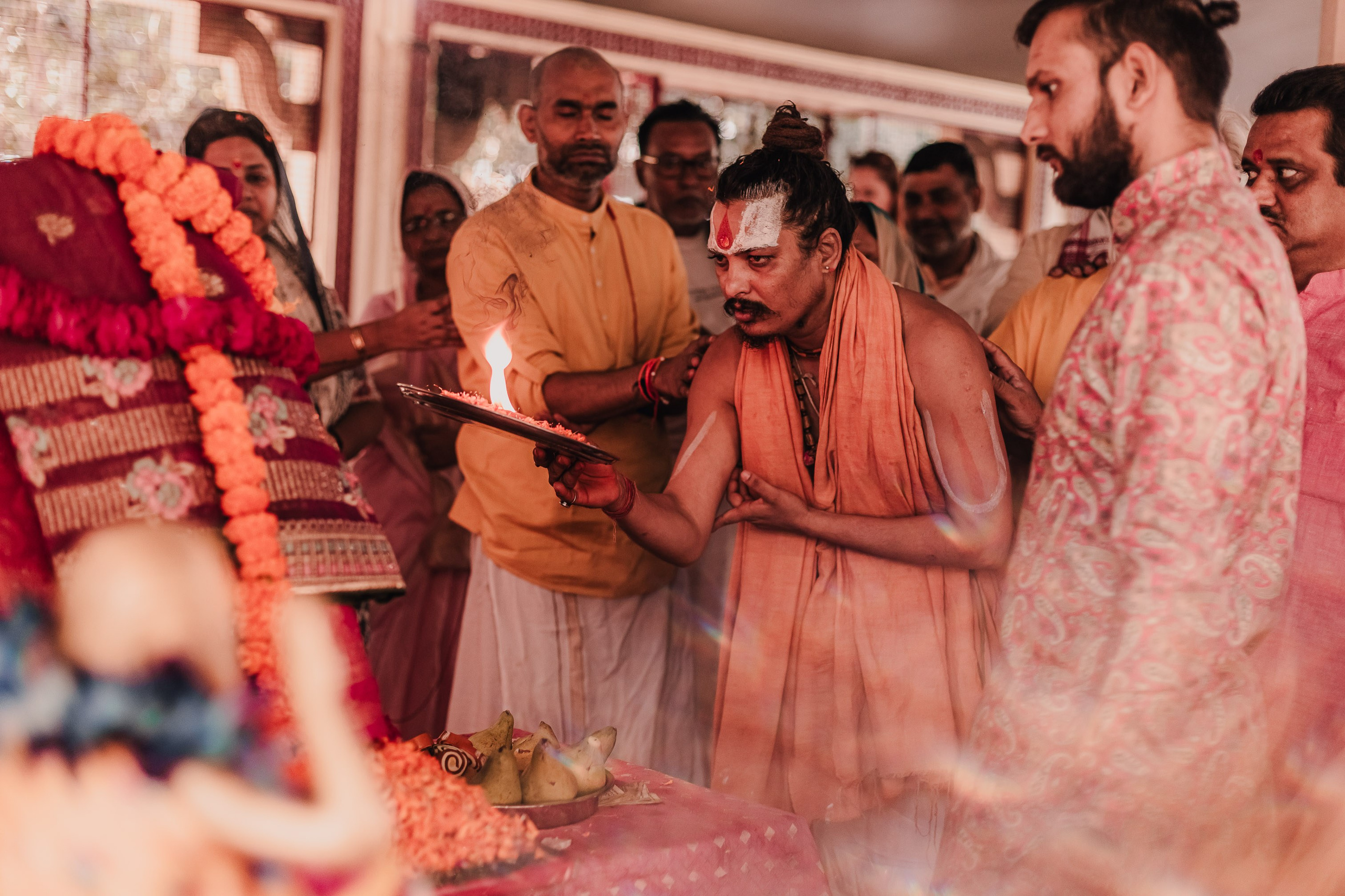Lakshmi pooja in India. Mariam Bagdasaryan
