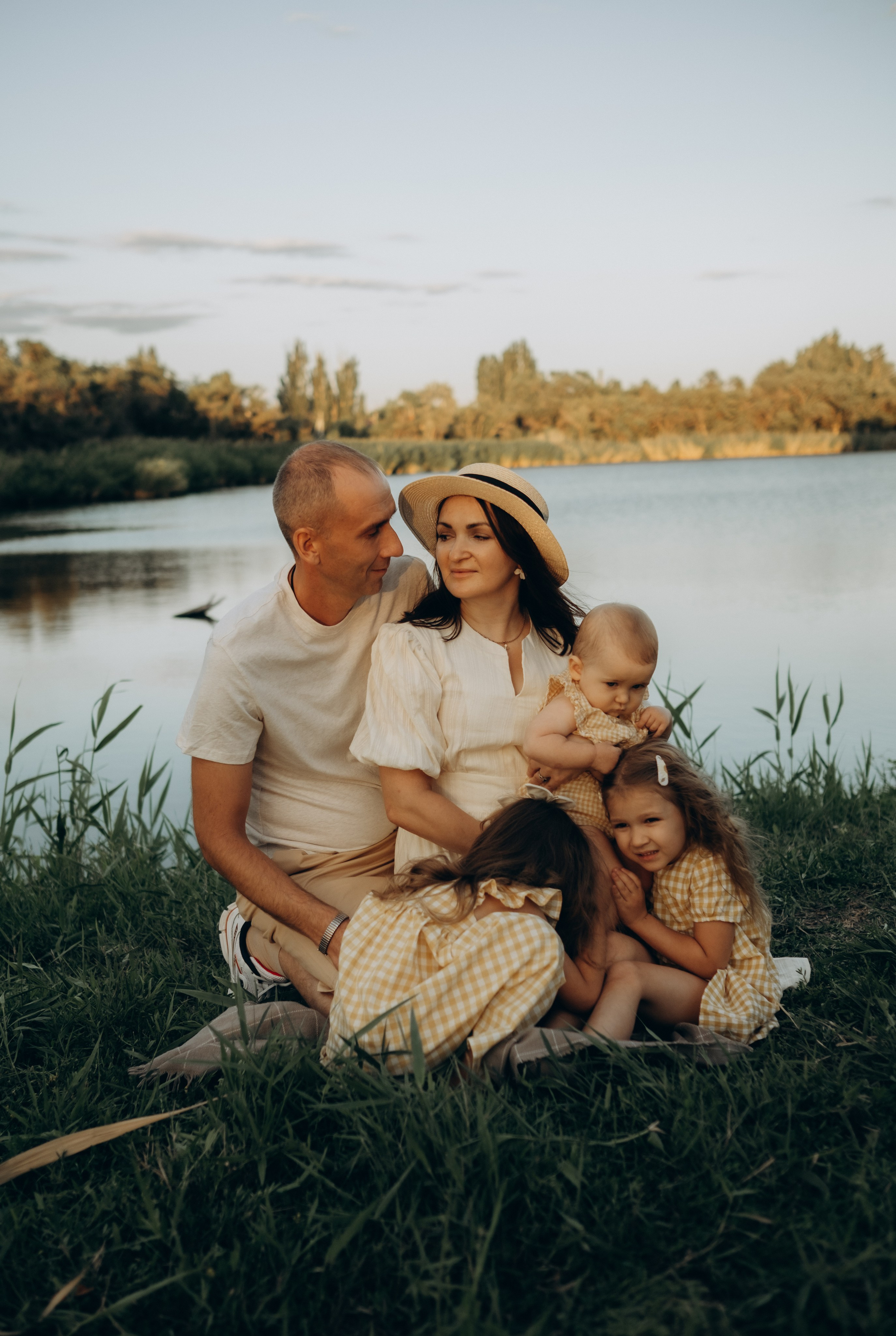 Семейная история на озере Сарпа. Фотограф в Москве Ольга Елоева