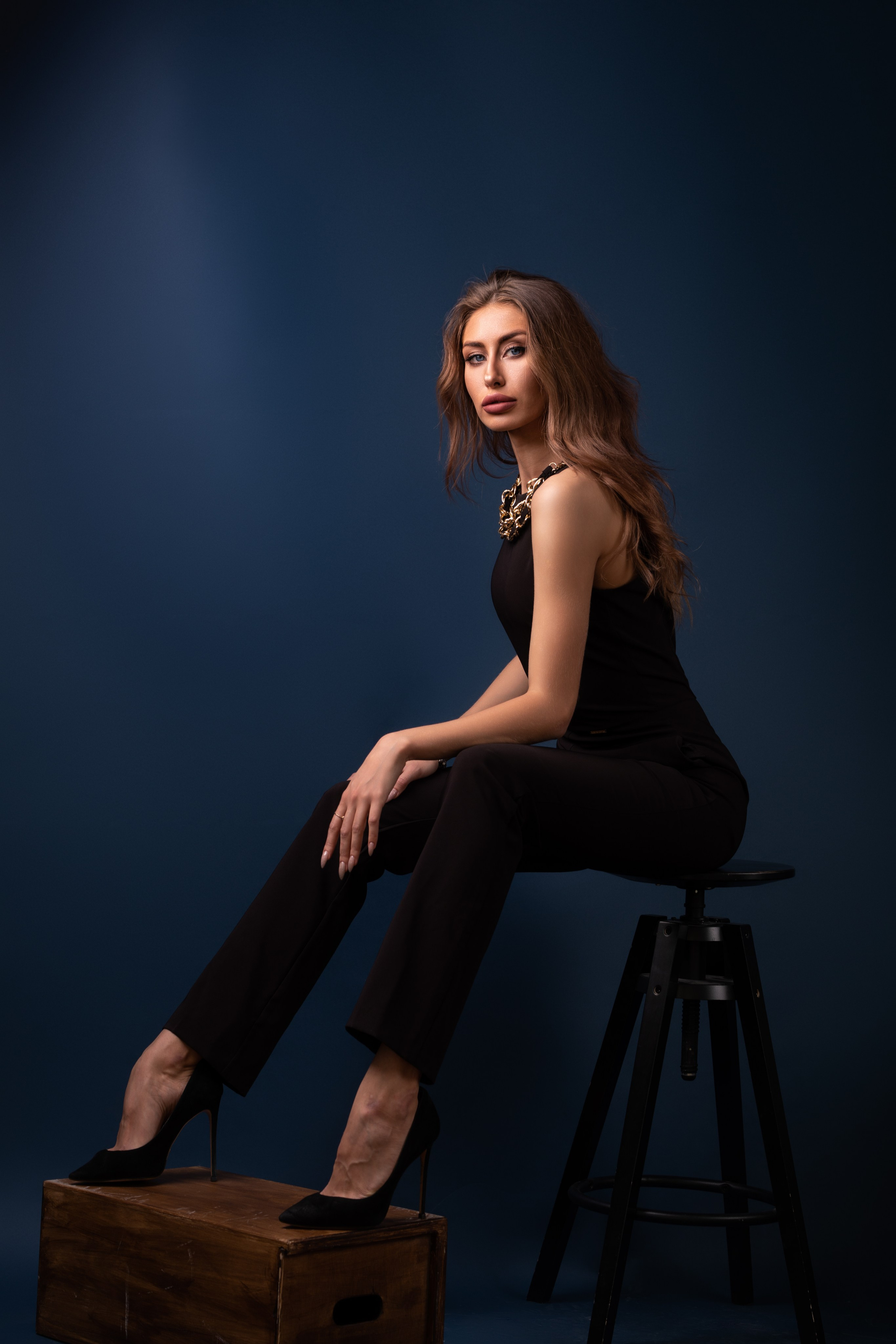 Студийная съемка с Яной на циклораме для «себя»