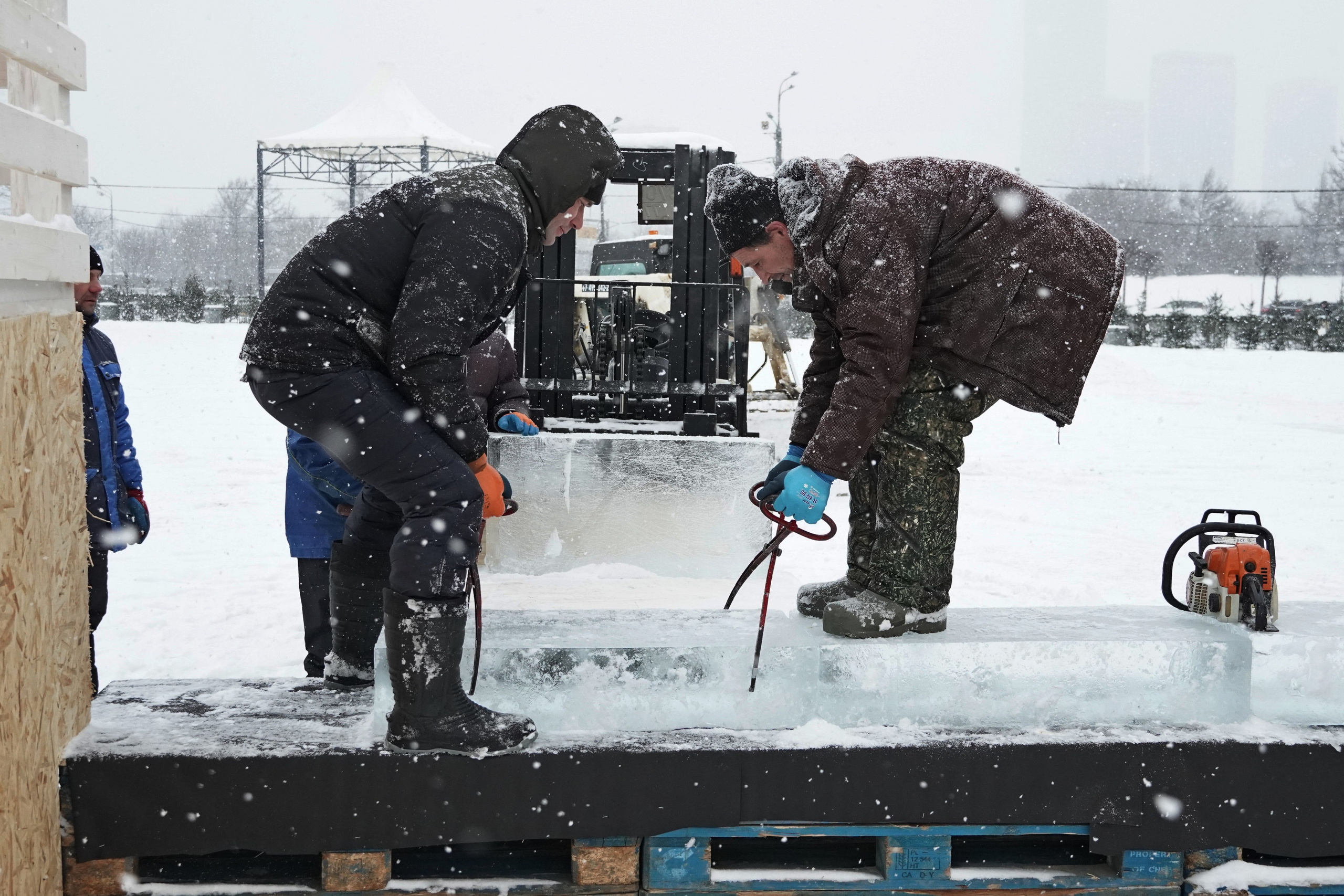Ледовая Москва. Фото Репортаж. Фотограф в Москве — Георгий Чернышов