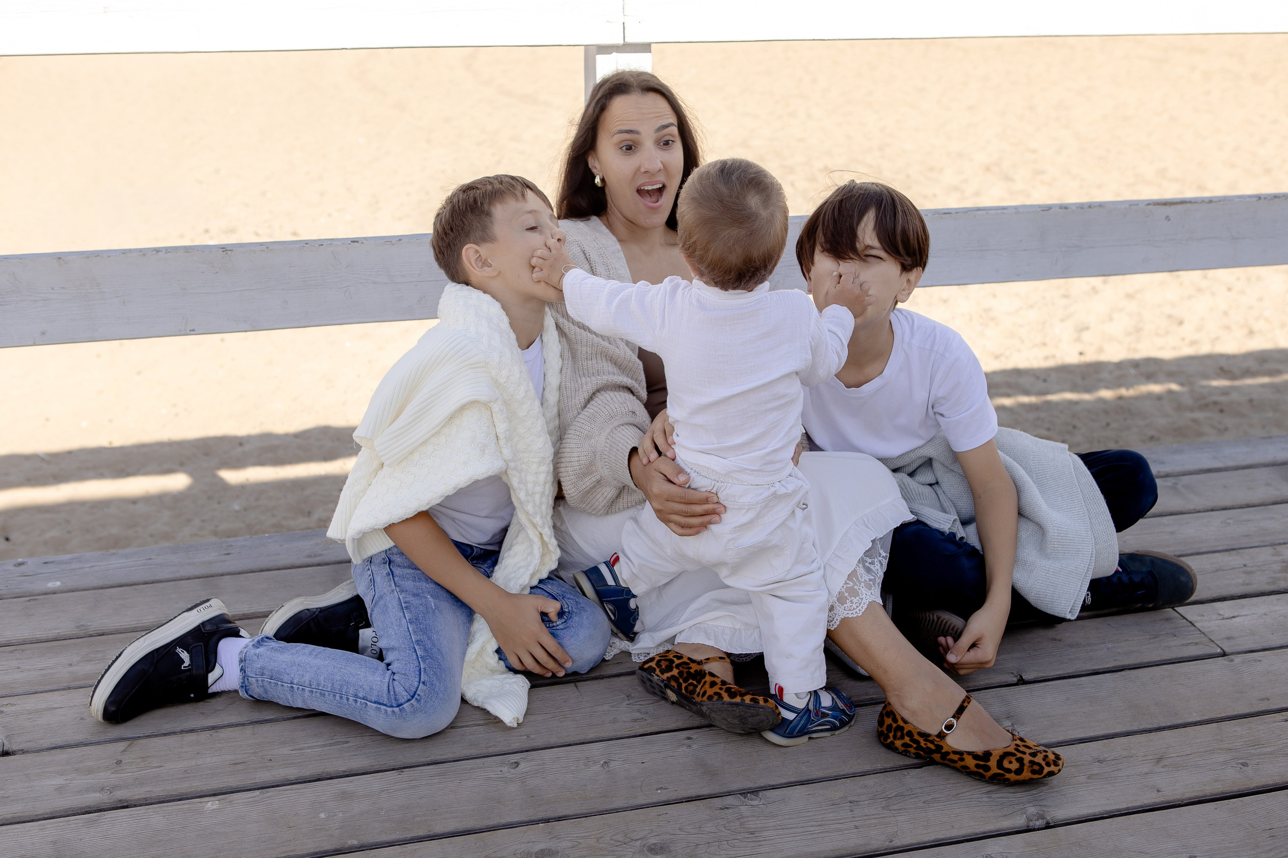 Ляйсан с мальчишками. Фотограф в Казани.Снимаю индивидуальные портреты, love story и свадьбы