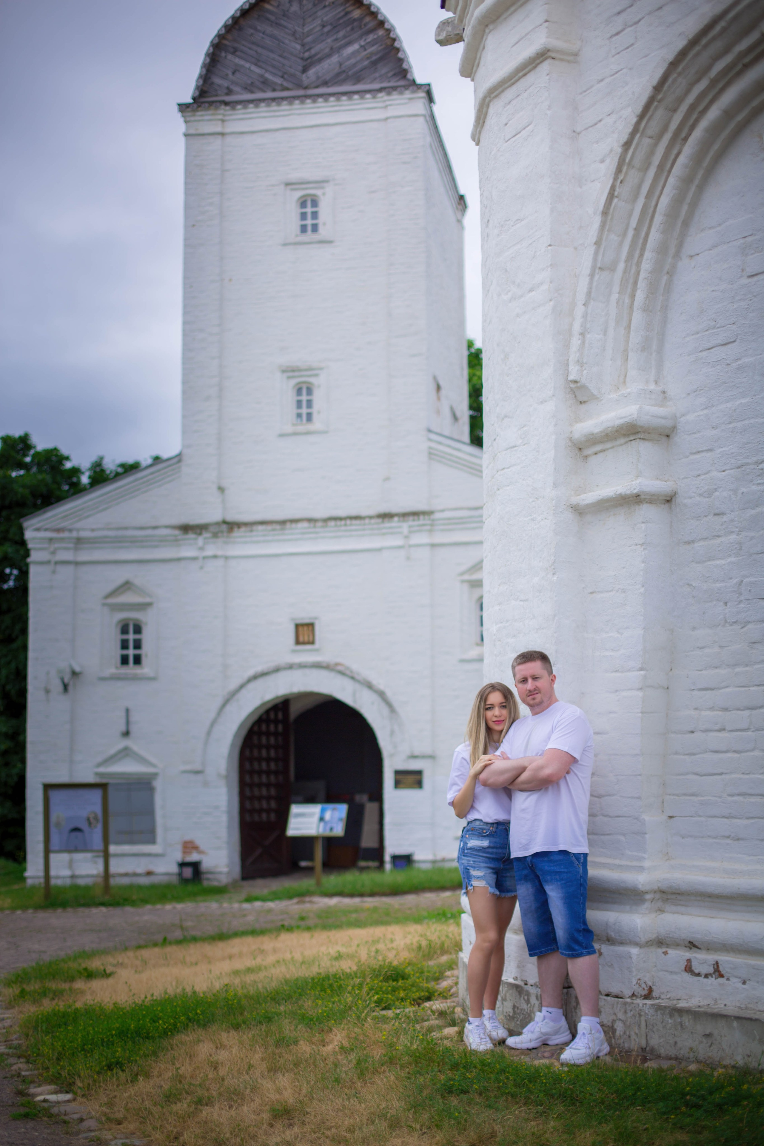 Лав стори в красивых видах парка Коломенское 