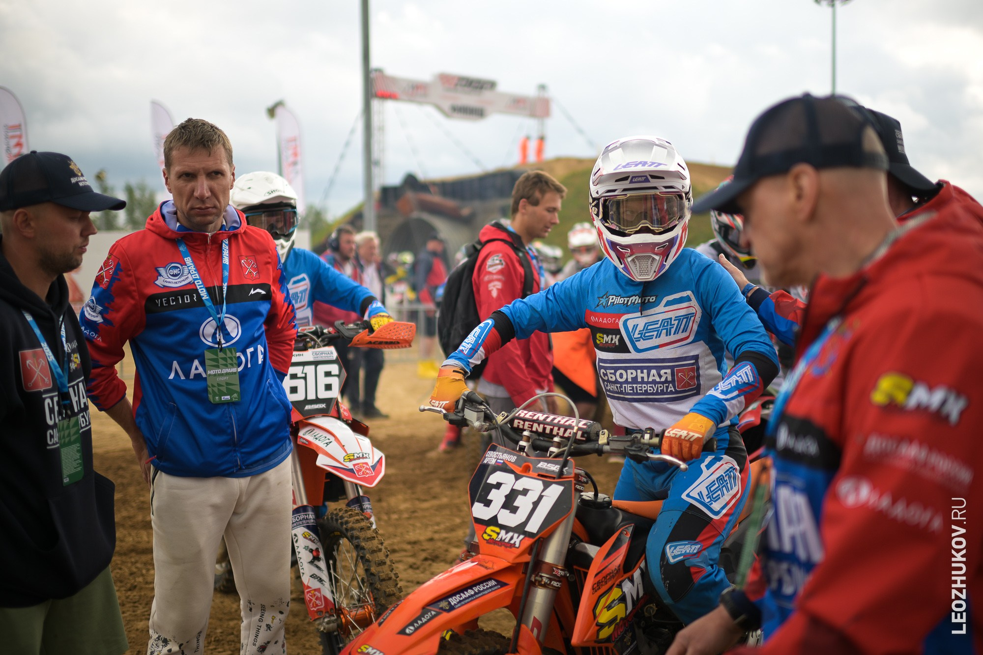 1 round of ММТ RGP russian motocross championships. Sports photographer Leonid Zhukov