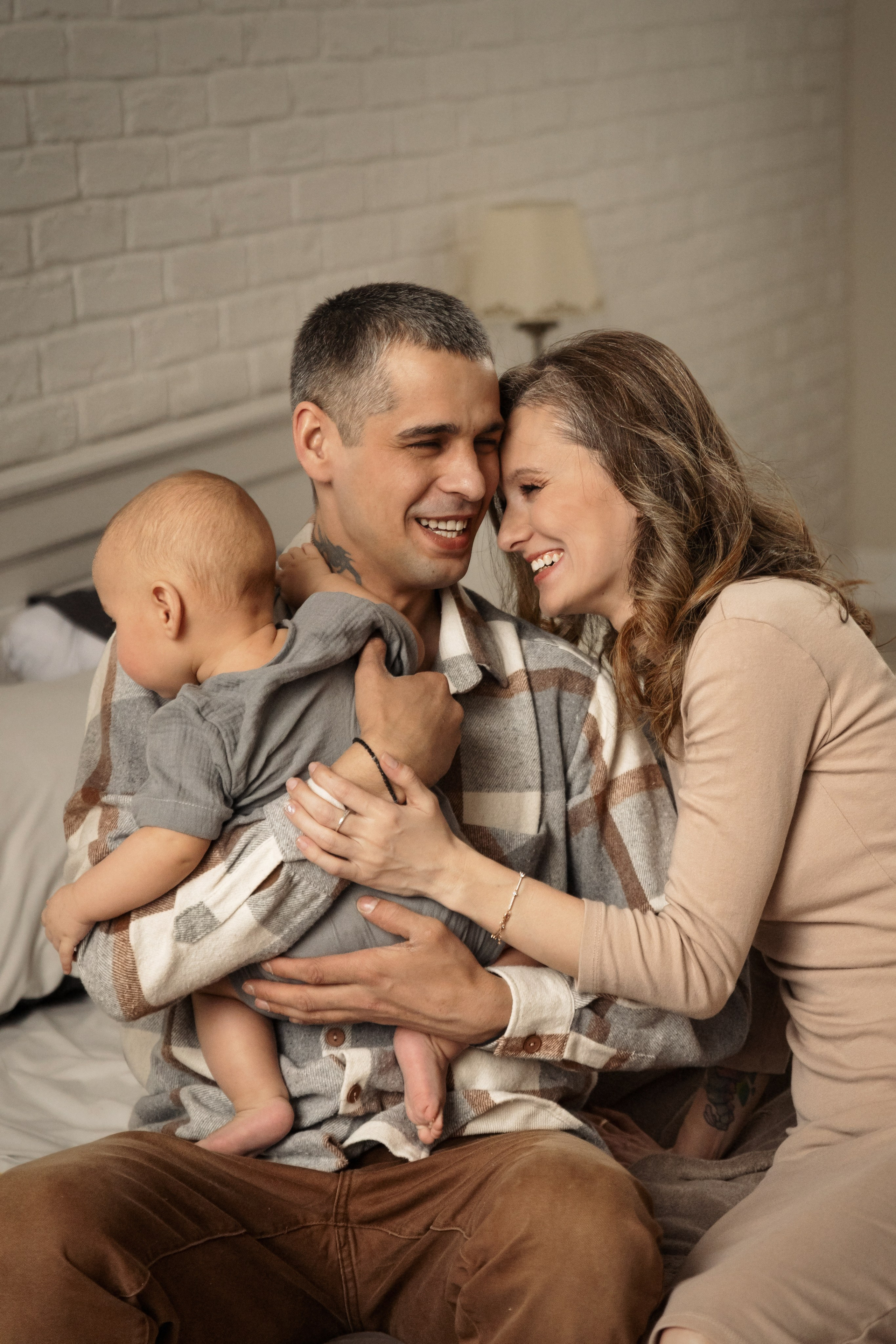 Семейная фотосессия дома. Семейный фотограф в Москве Трубинова Екатерина