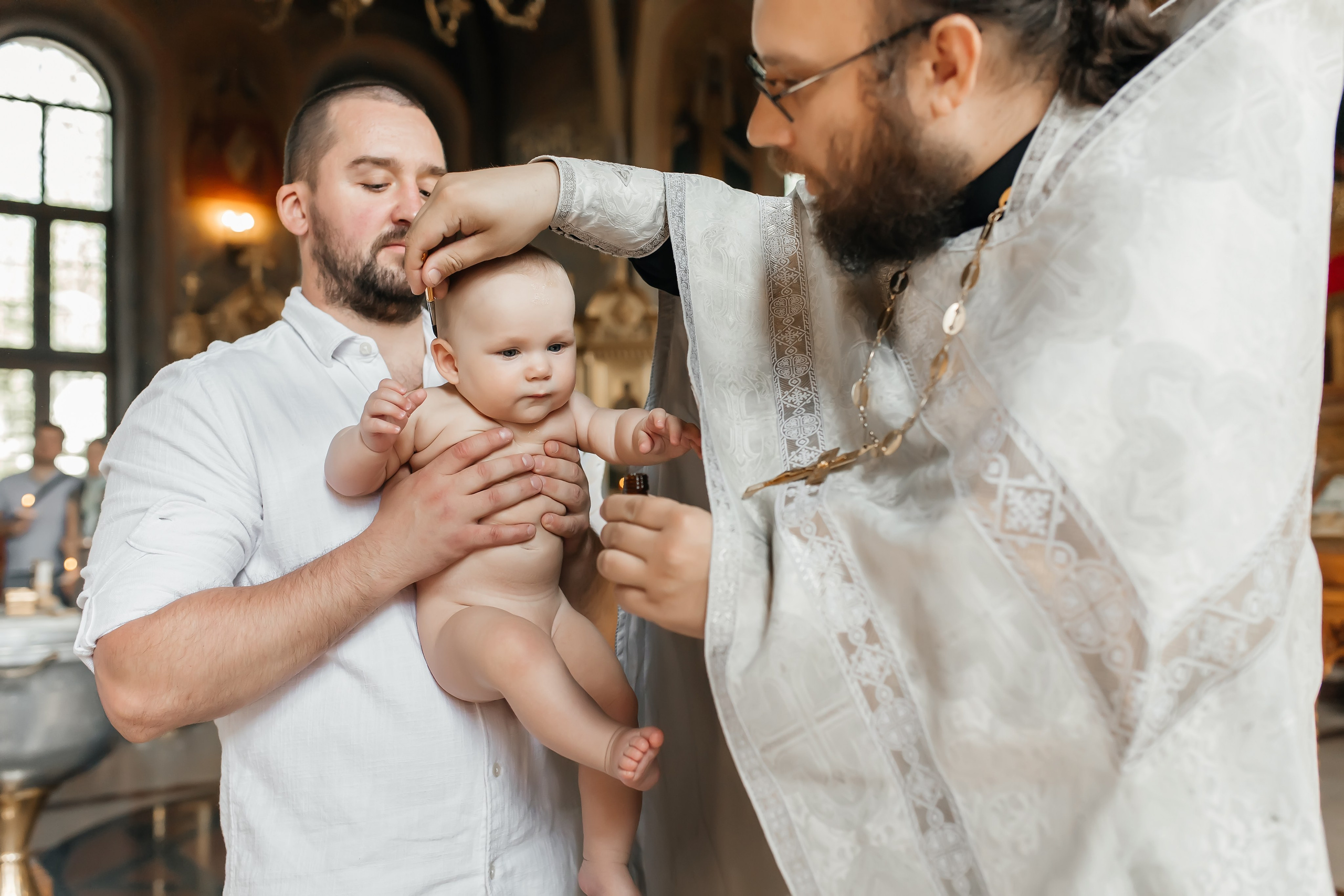 Крещение Артемия в Храме Николая Чудотворца в Ангелово. Фотограф на крещение и венчание Москва  Надежда Баланина