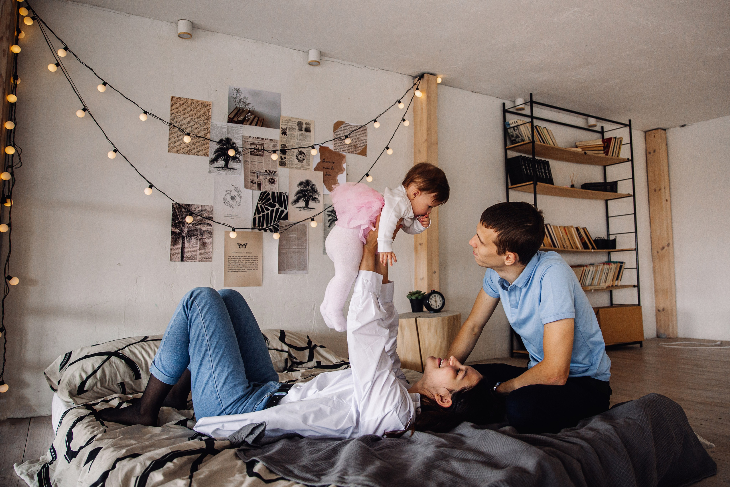 Семейная студийная фотосессия. Марина Соколова. Контентный и семейный фотограф г. Красноярск