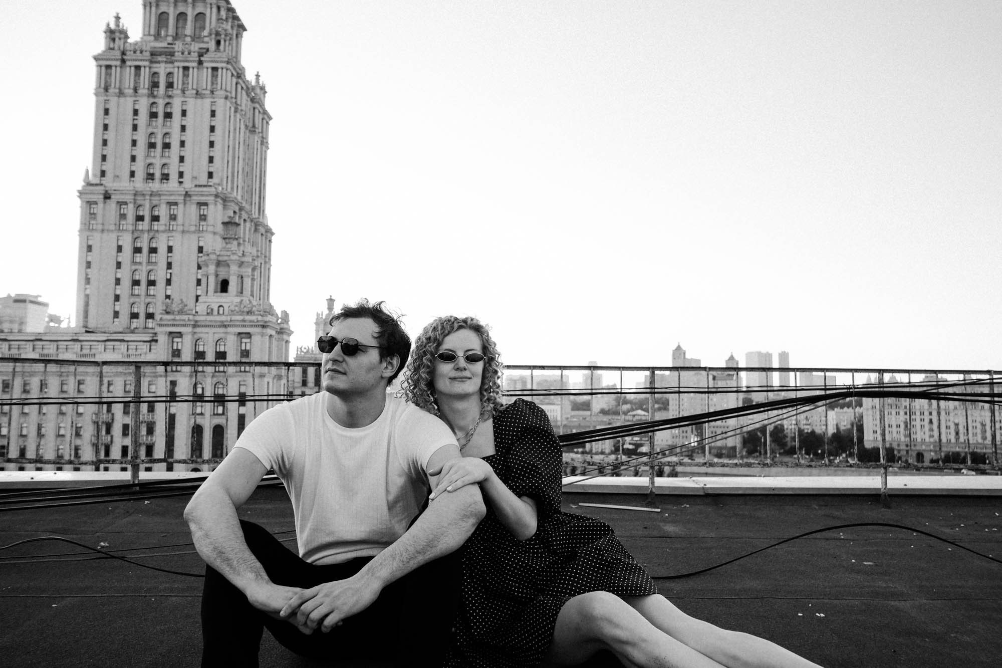 «полезли на крышу?» — «давай!». Свадебный фотограф Александра Тюлякова