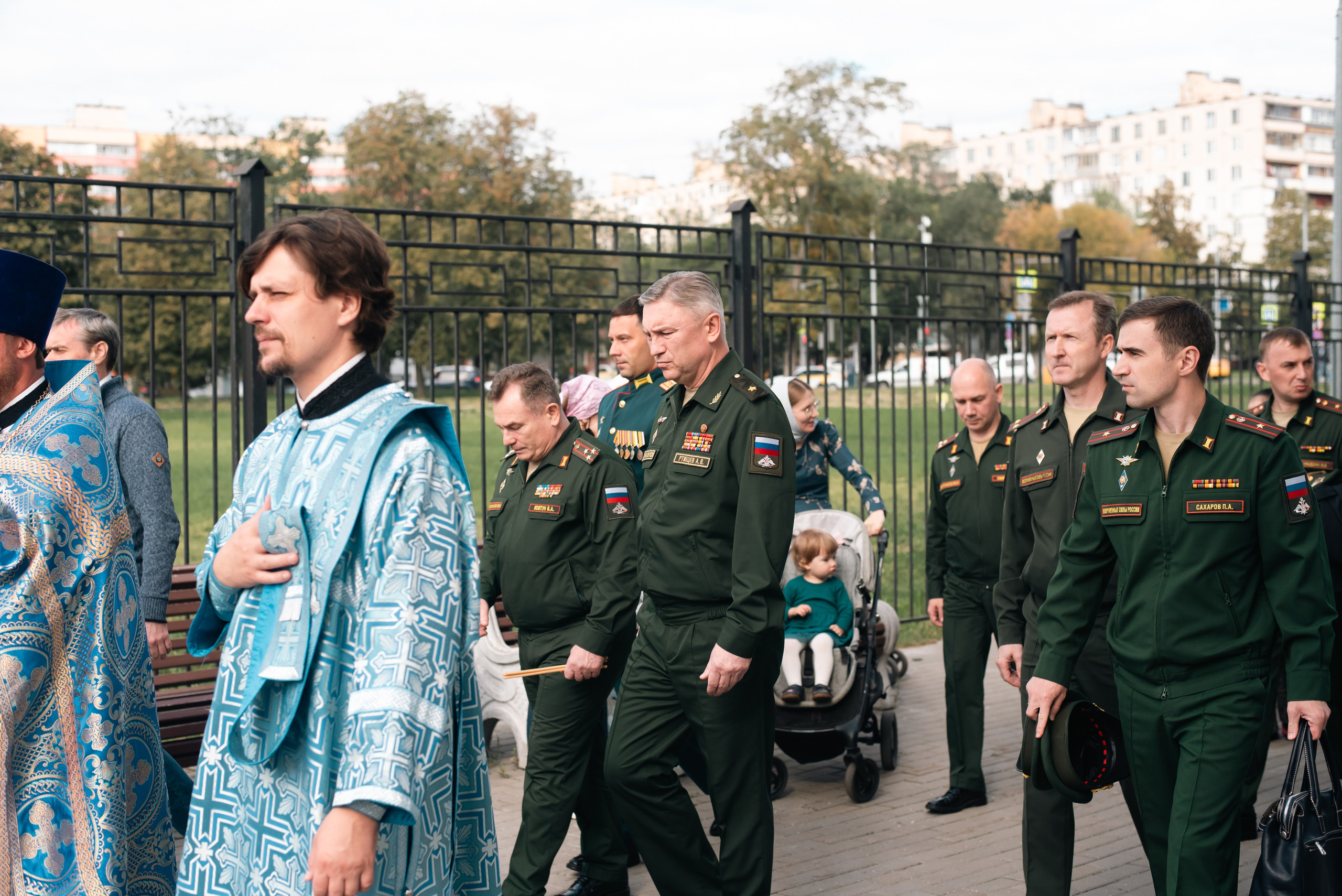 Храм Андрея Боголюбского, служба с участием войск РХБ защиты. Фотограф, визажист. Москва