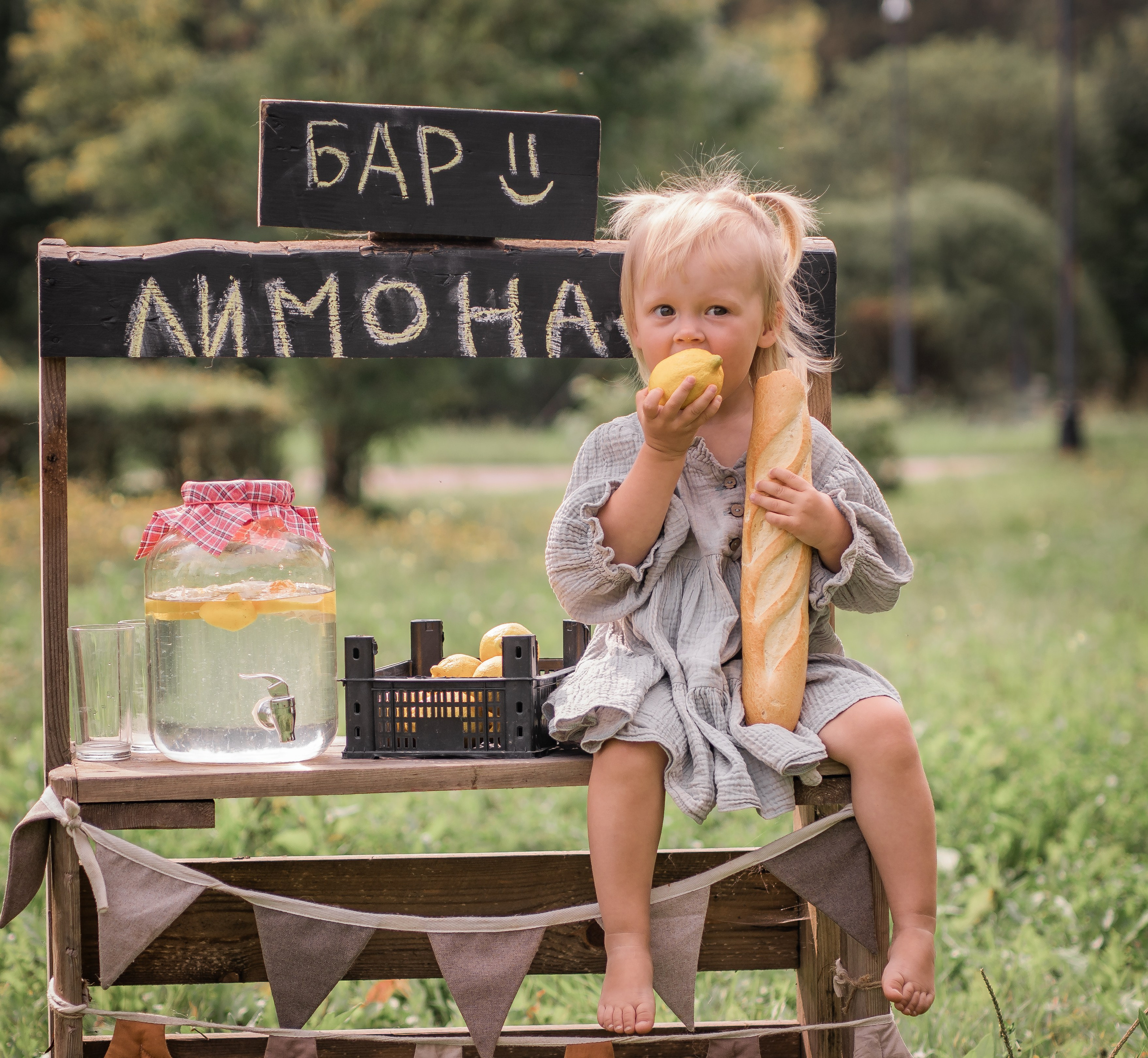 Пикник с лимонадом. Семейный фотограф Ефремова Виктория