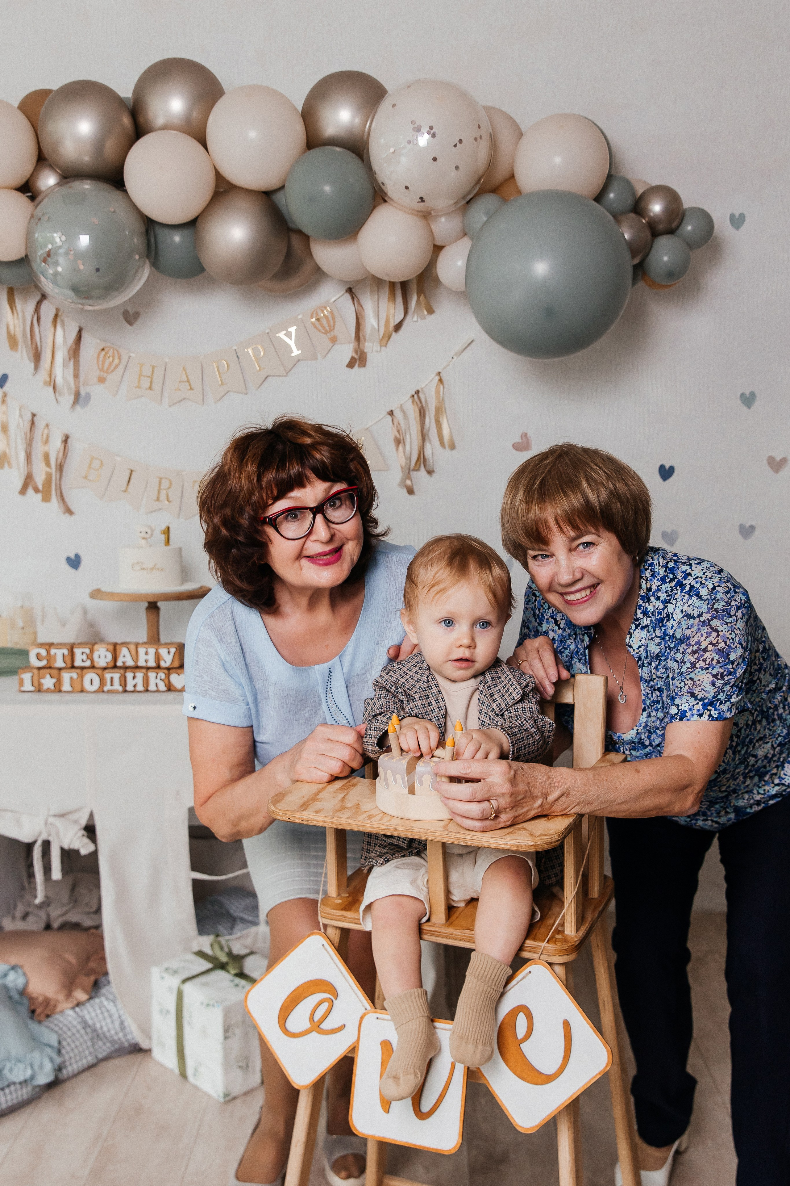 Фотосессия на 1 годик, детская фотостудия Кемерово