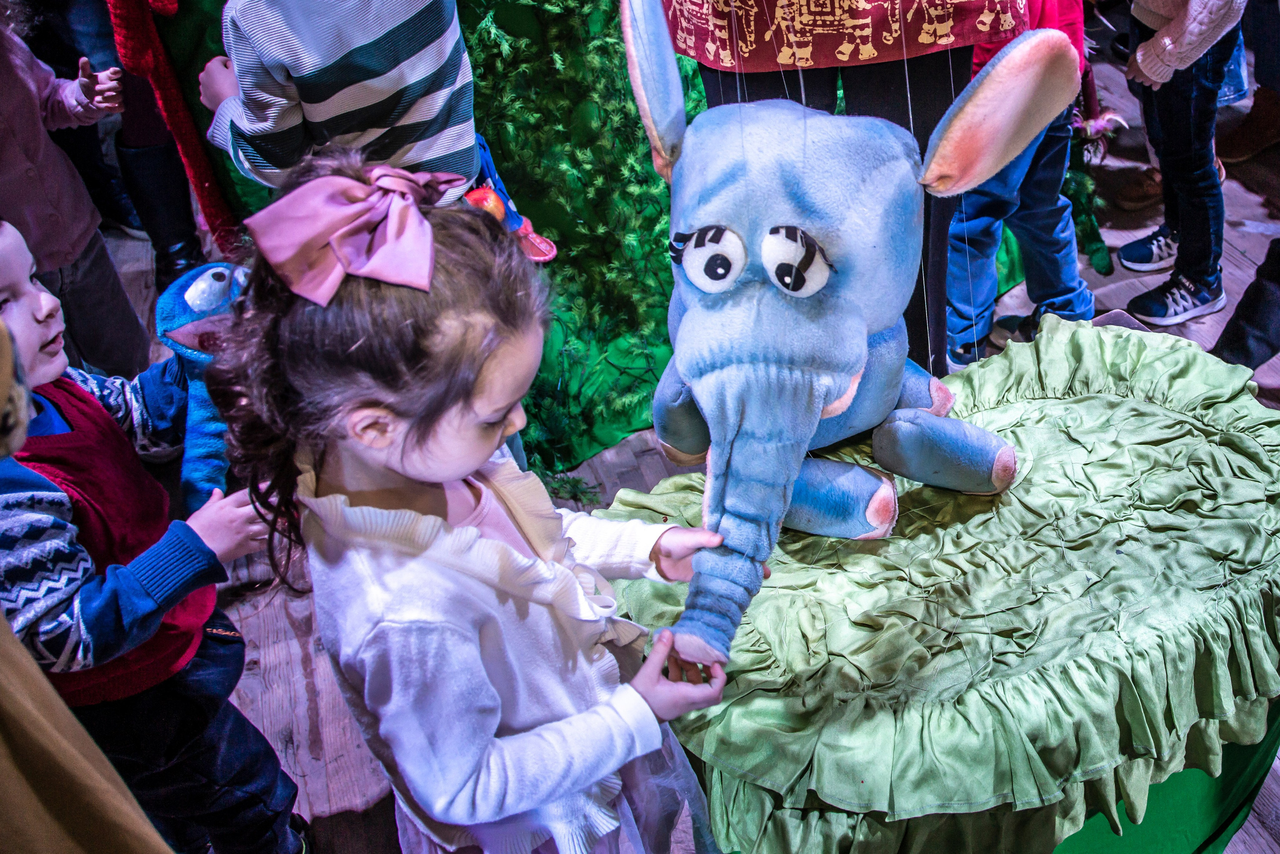 Любопытный слоненок спектакль театра Саквояж. Фотограф в Сочи Юрий Шептаев