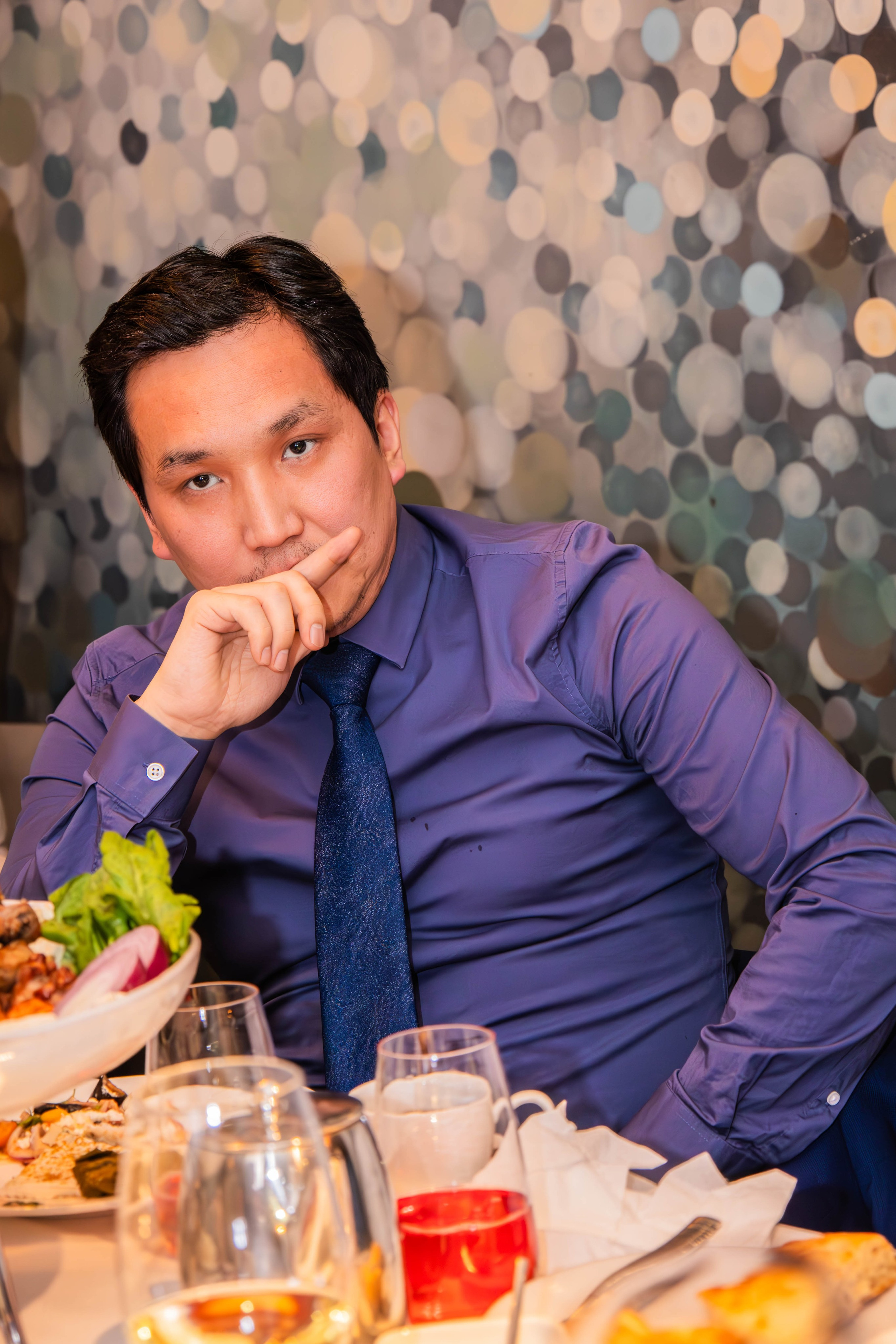 Съёмка в ресторане на День рождения для Булата. Семейный и свадебный фотограф в Москве и Домодедово Анна Авилочкина