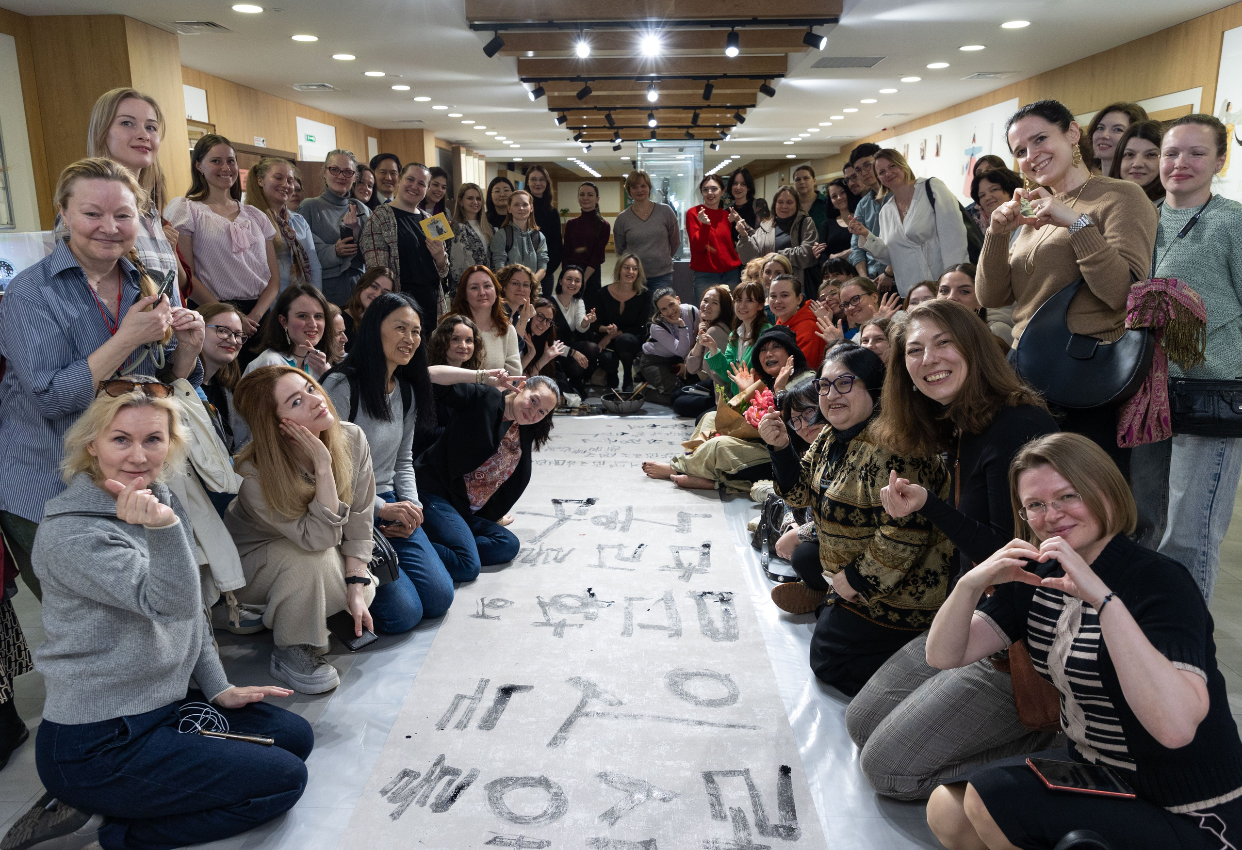 Выставка “Целительный Хангыль” в Корейском Культурном Центре. Photografer