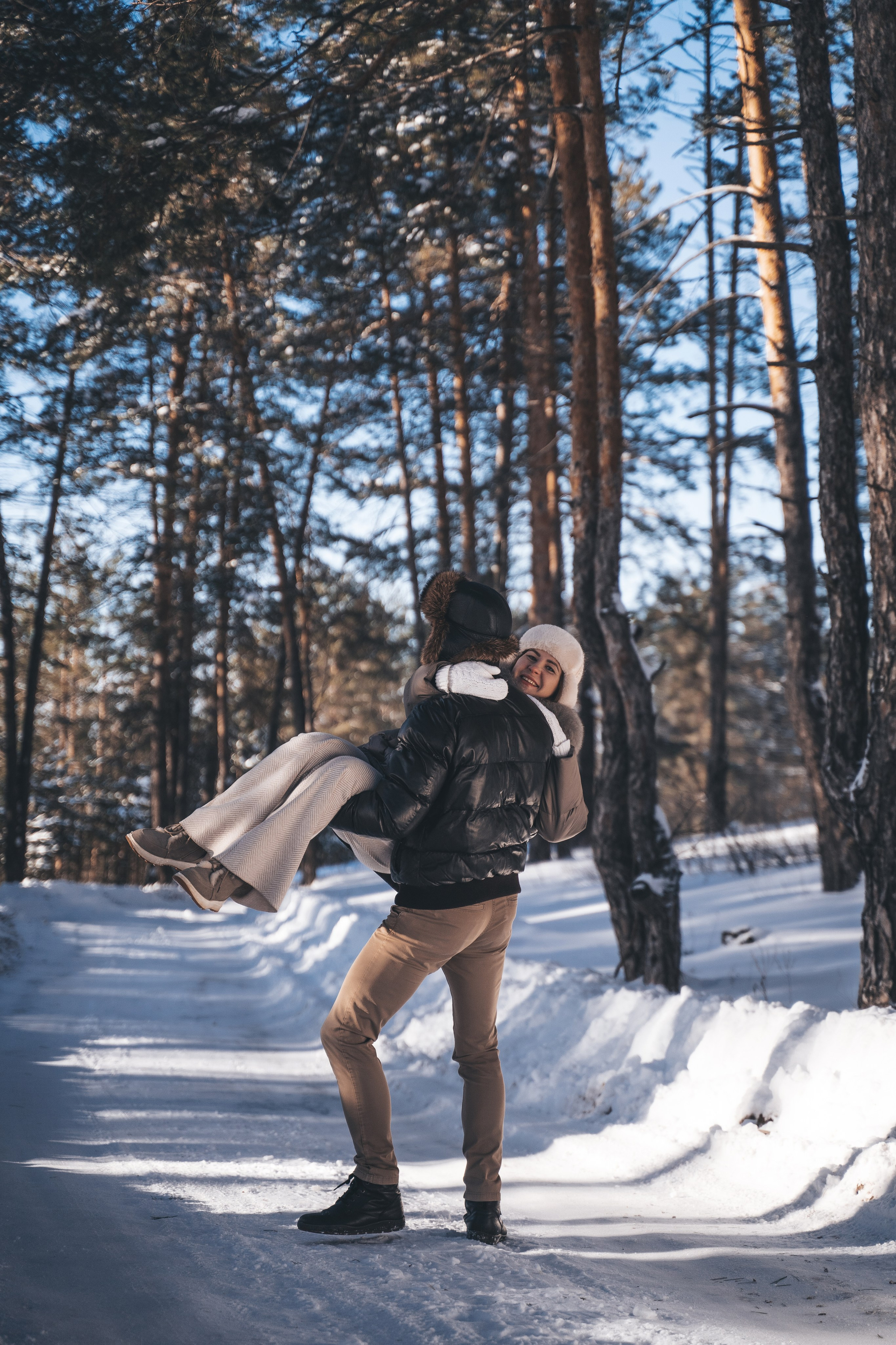 Зимняя lovestory для Витали и Оли. Фотограф в Самаре Екатерина Кроз