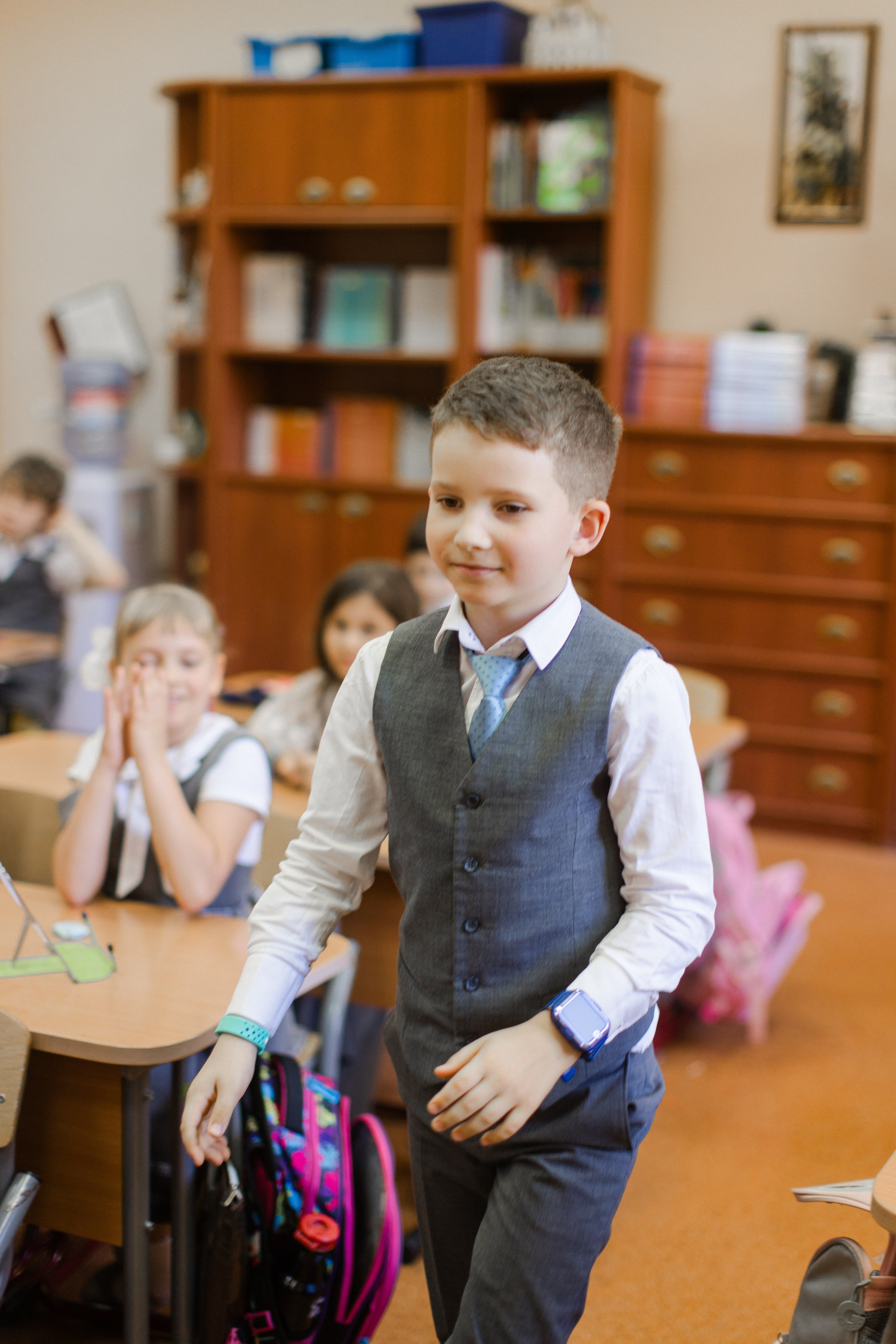 Школа 2 класс. Семейный и детский фотограф в Москве Кузьмина Мария