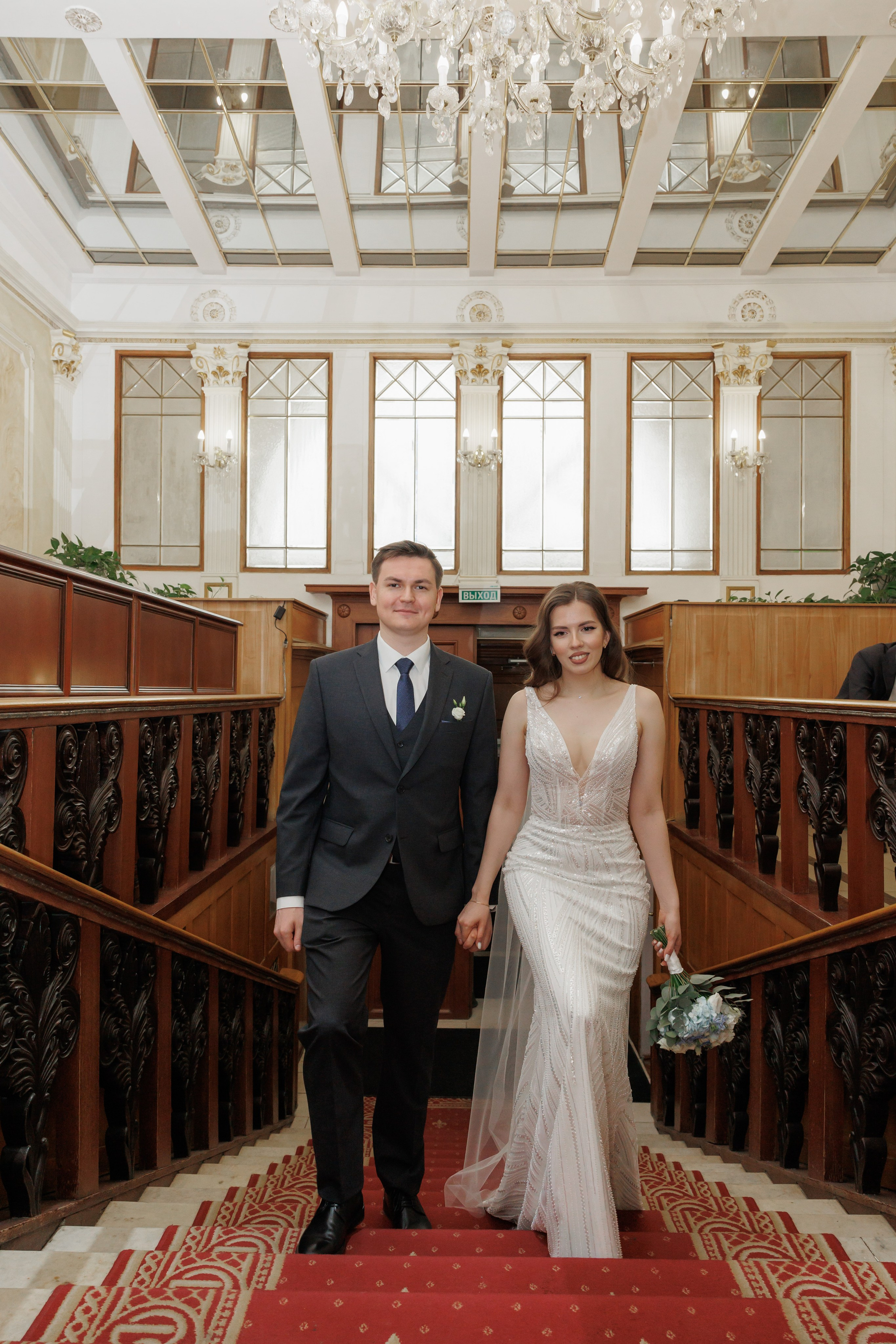 Даша и Дима, Грибоедовский ЗАГС. Свадебный и репортажный фотограф (Москва, Королев и другие)