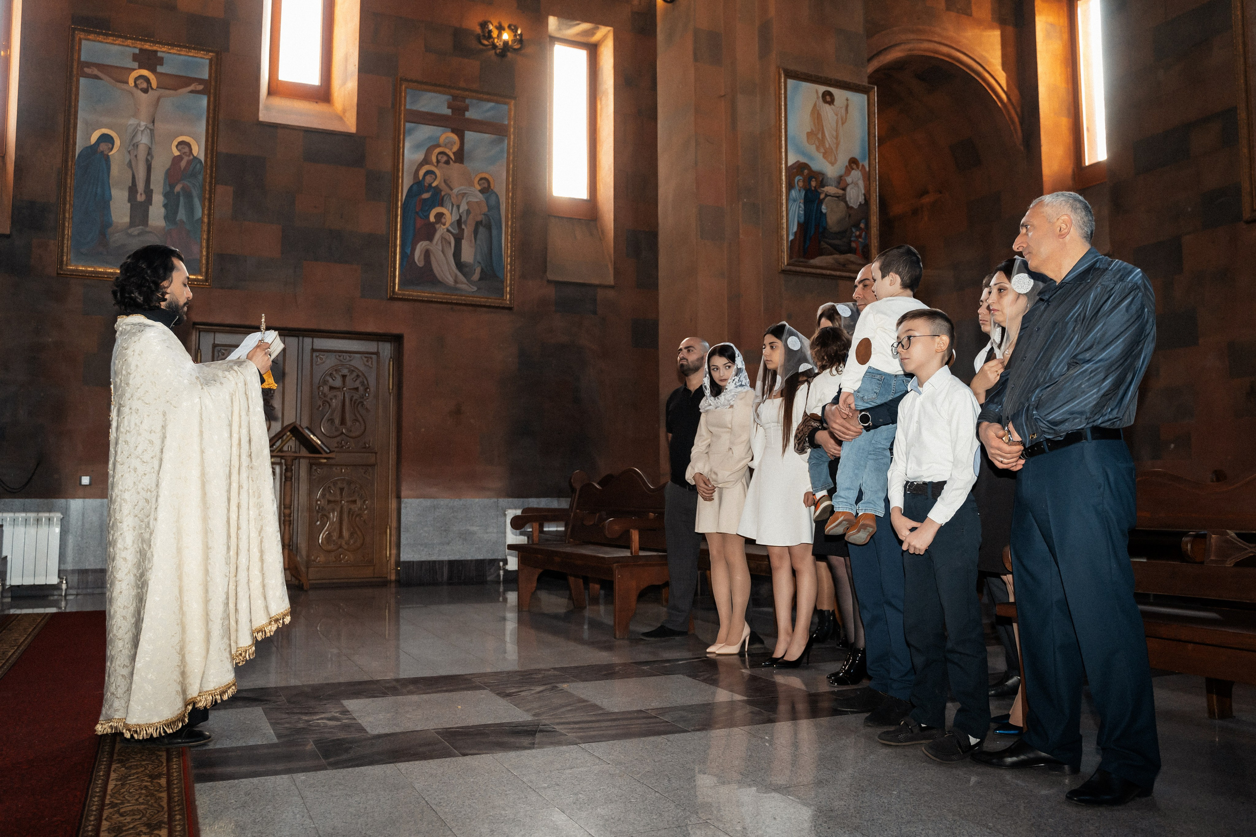 Крещение / Մկրտություն. Фотограф Алина Филимонова Тверь