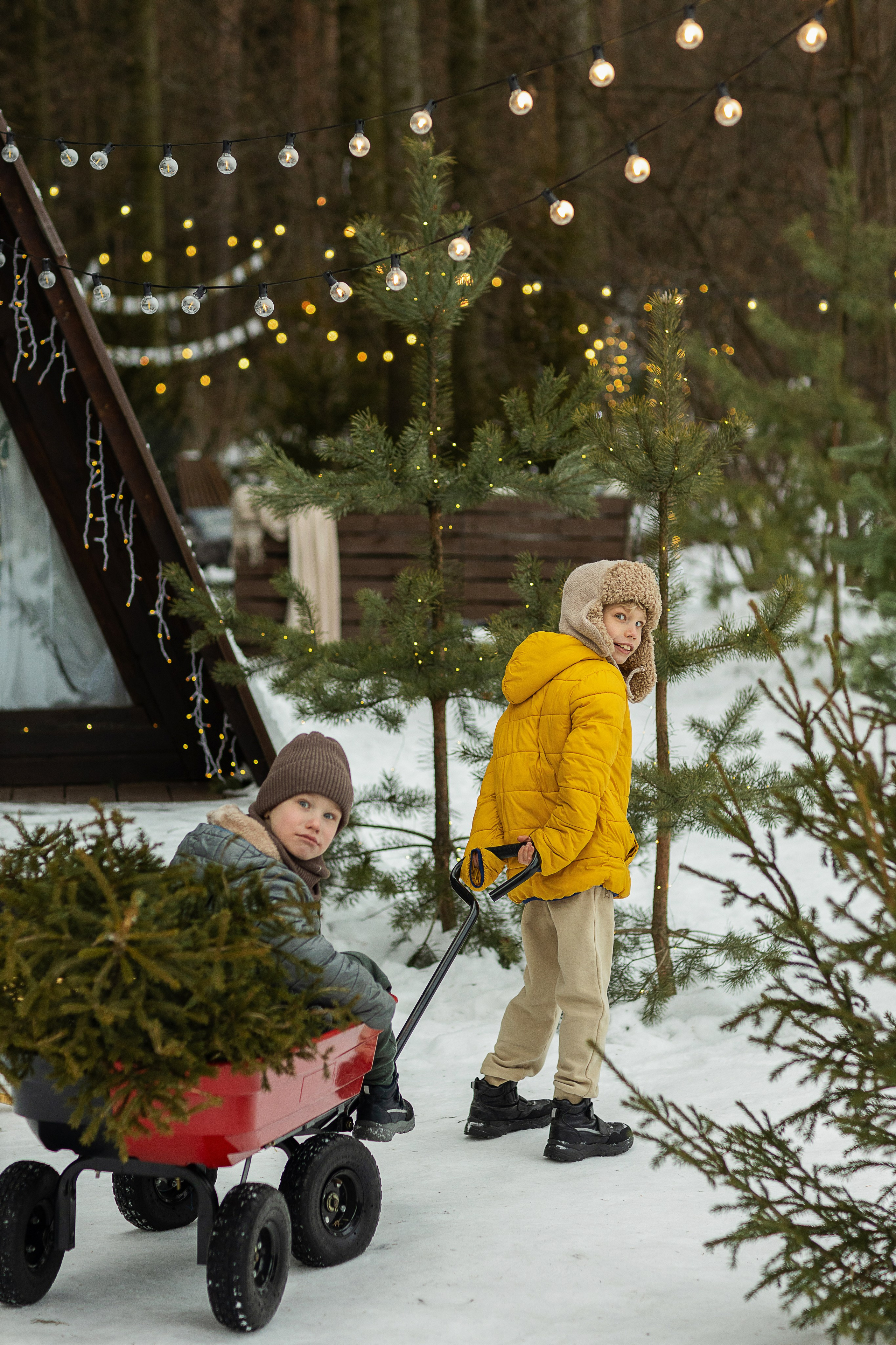 Зима в Кантри Хаус (загородная локация). Семейный и детский фотограф в Москве Олеся Маркина