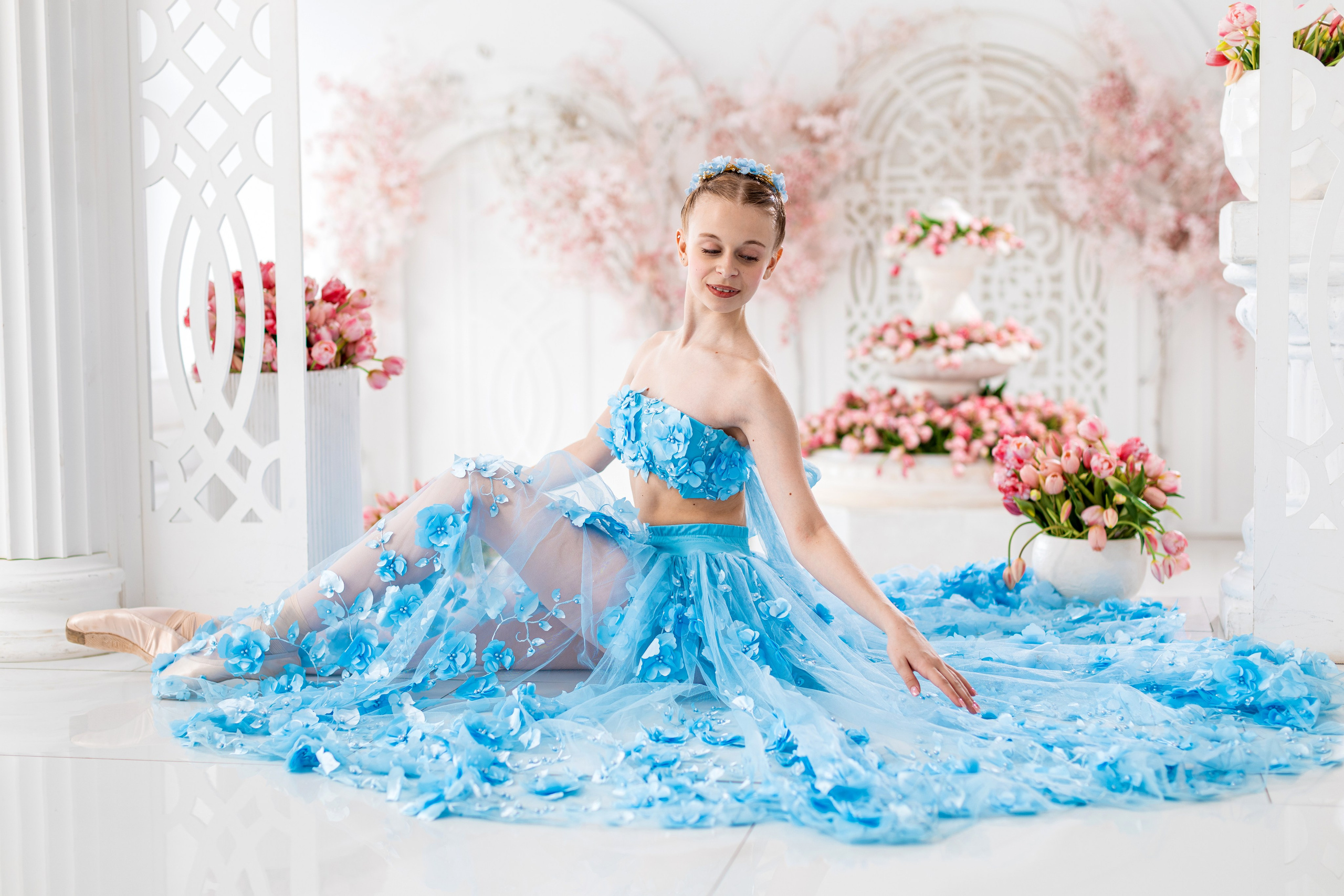 Юбка «Голубой цветок» напрокат бесплатно. Балетный фотограф Алина Ханько — Душа Балета