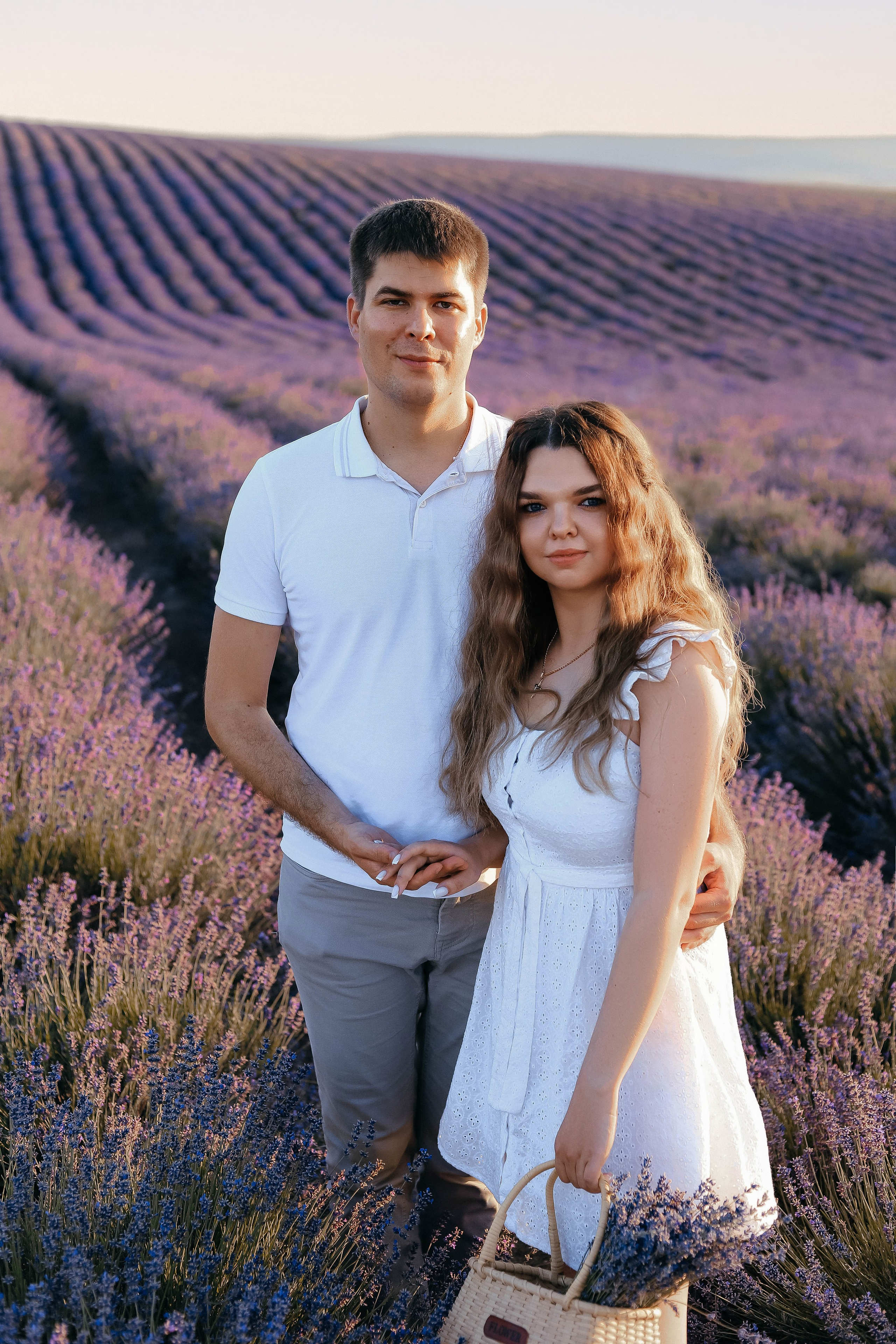 Тамара и Сергей в лаванде. Женский/Детский фотограф в Симферополе Вероника Слепогина