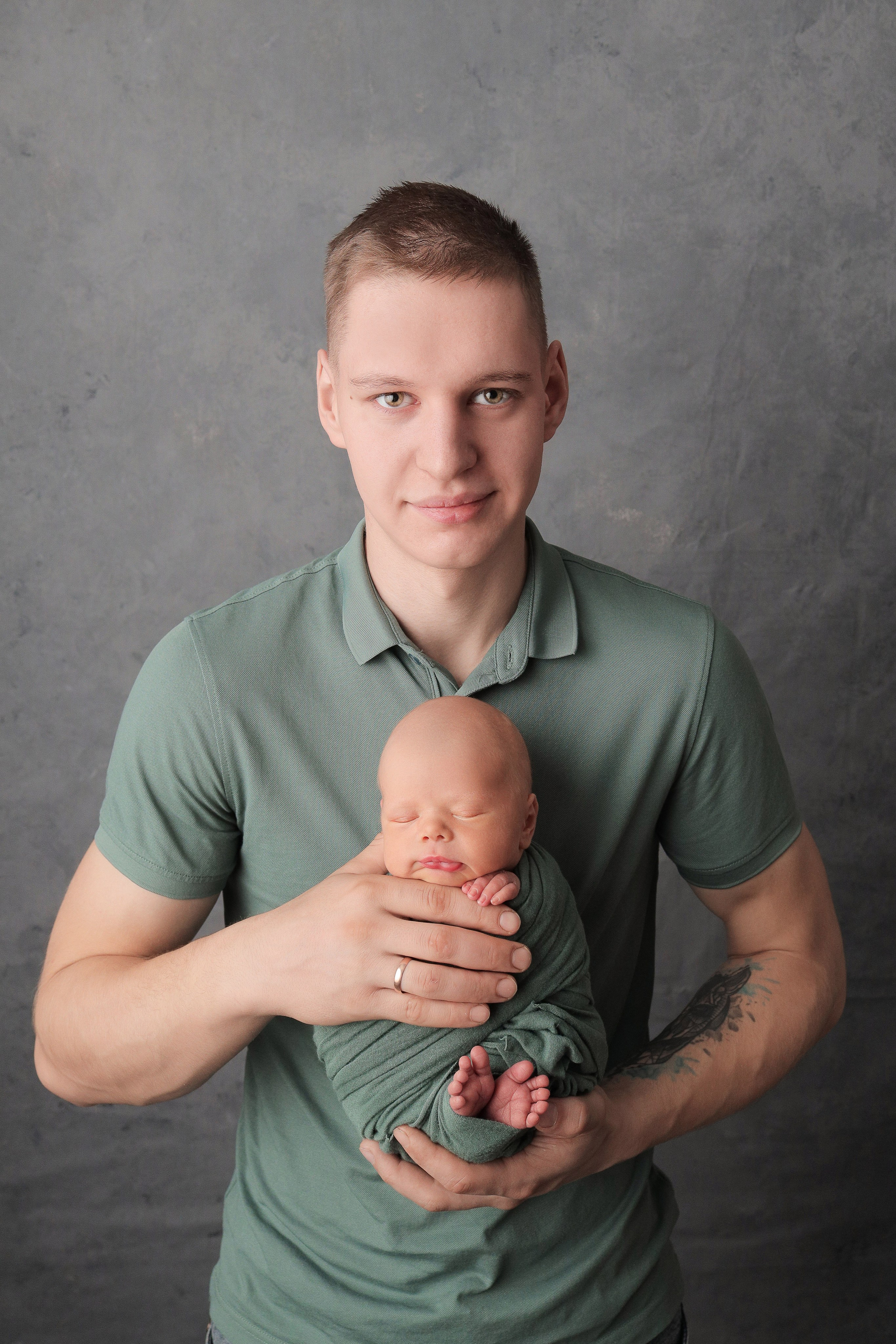 Алексей, 1 неделька. Фотограф новорожденных в Новокузнецке Анна Горошникова