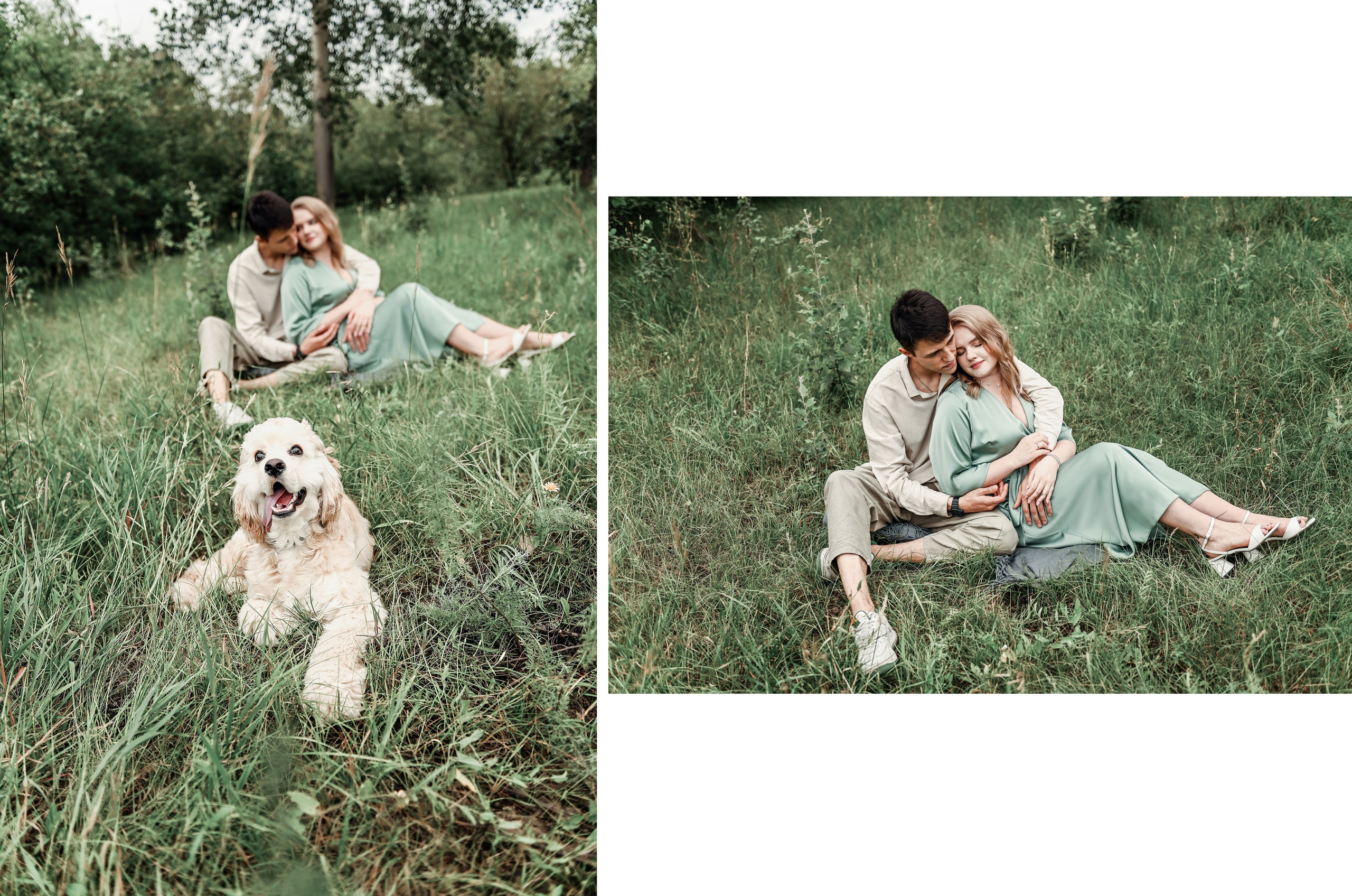 Love story прогулка вместе с песиком))). Свадебный, семейный, детский, контент фотограф в Омске Максим Ильин