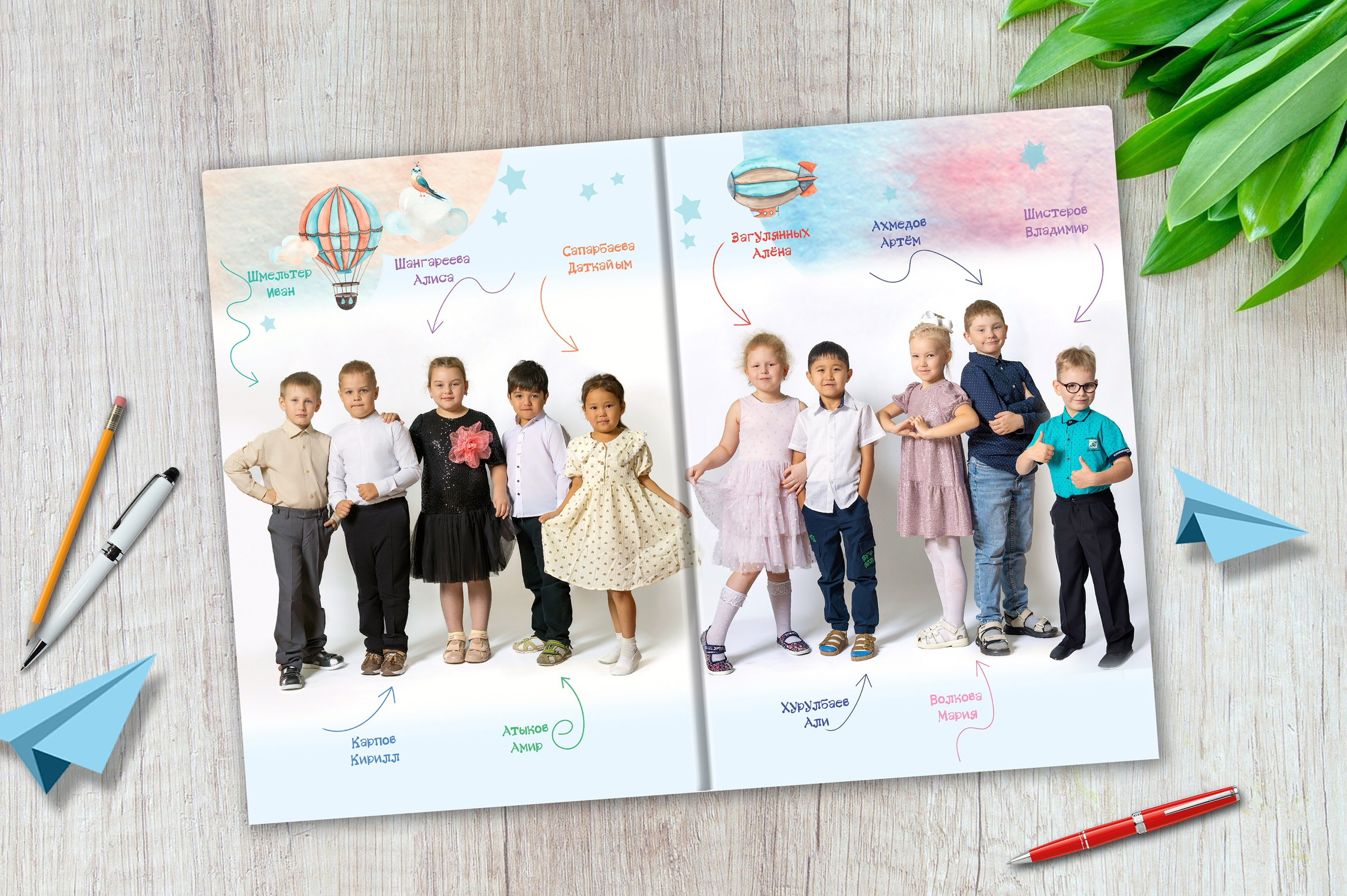 Выпускной альбом для детского сада. Выпускные альбомы. Фотостудия «Олеся»