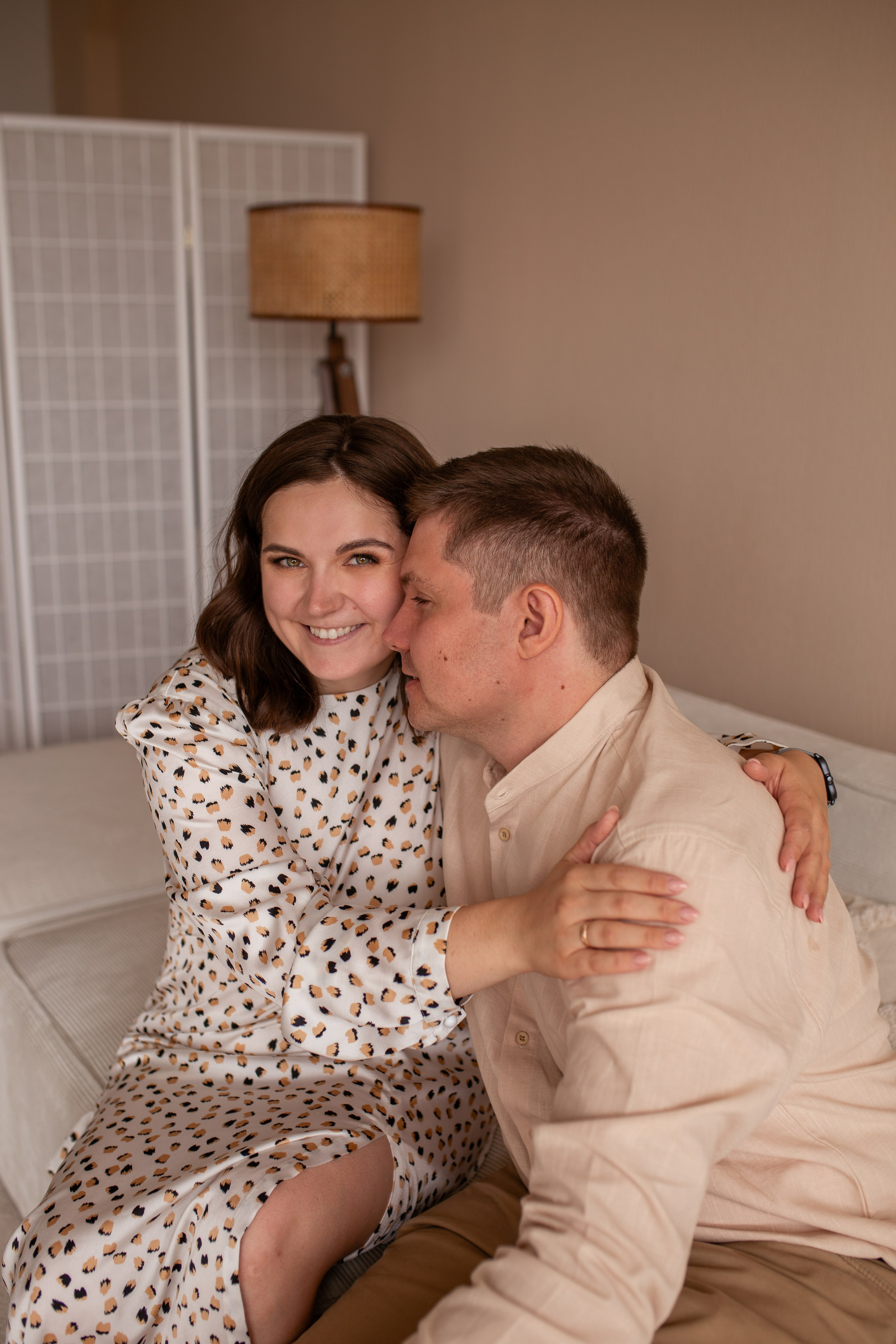 Надежда, Григорий и Ваня с семьёй