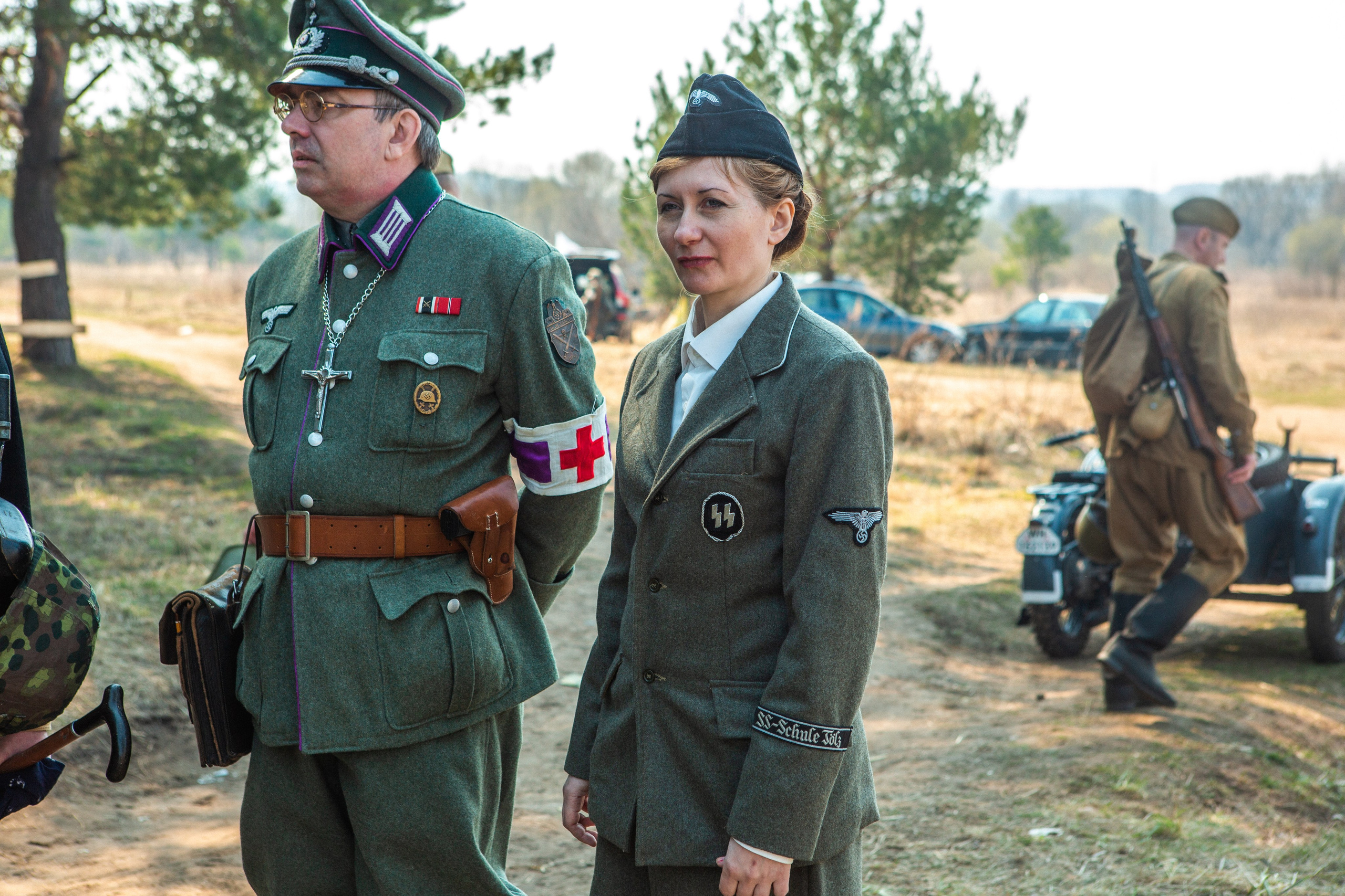 РЕКОНСТРУКЦИЯ БОЯ — ВОВ — БИТВА ЗА ГОРОД. Профессиональный фотограф в Мценске и Орловской области