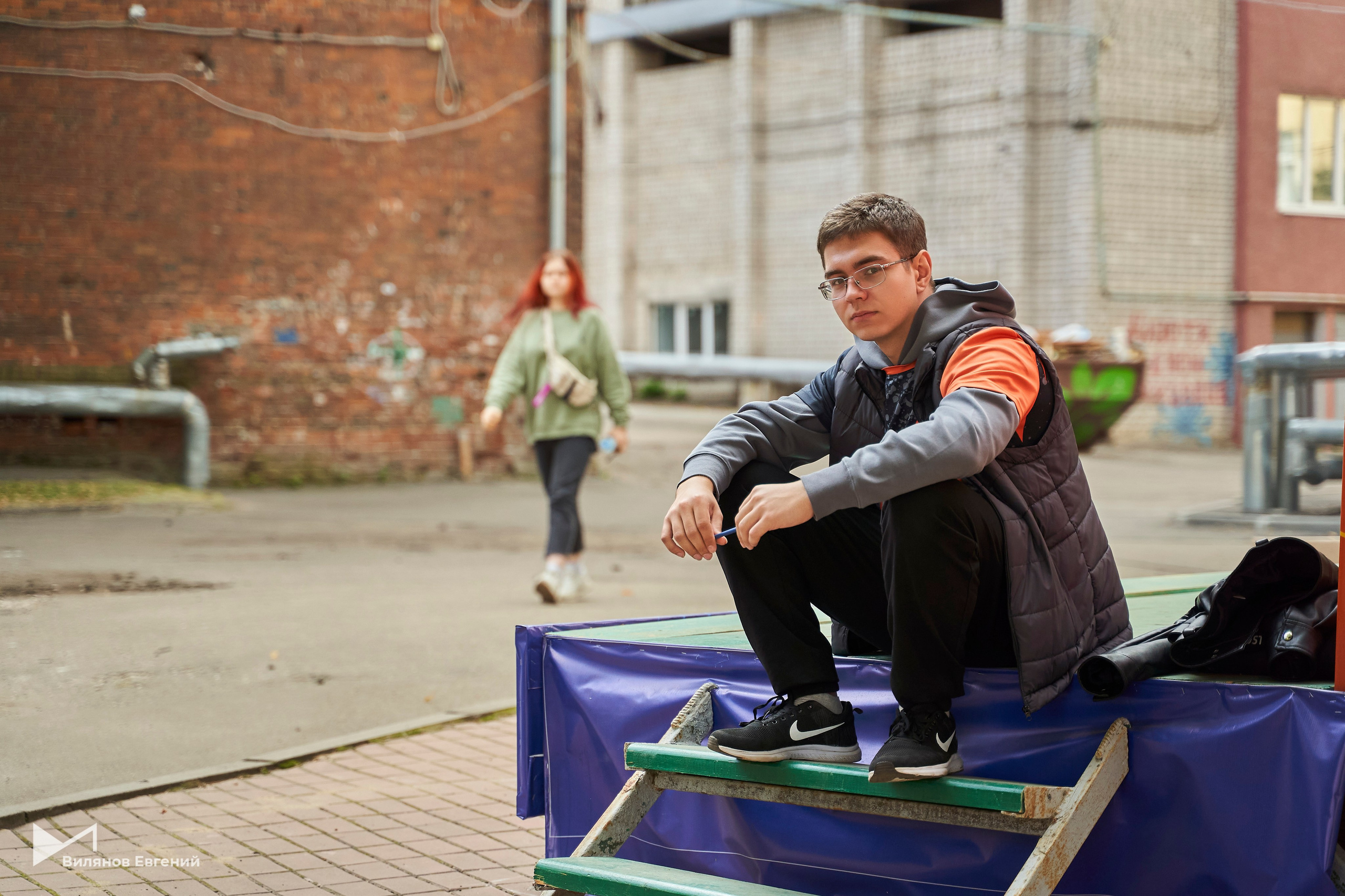 Мероприятие «Веревка» для первокурсников ННГАСУ. Репортажный фотограф Вилянов Евгений. Нижний Новгород