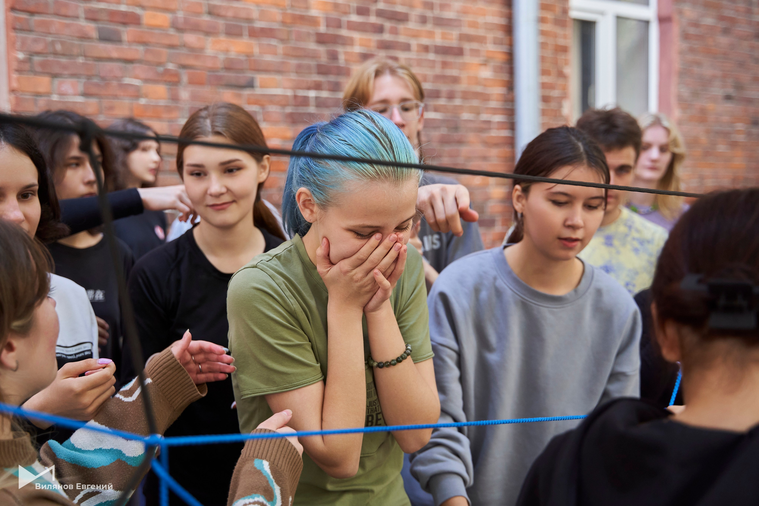 Мероприятие «Веревка» для первокурсников ННГАСУ. Репортажный фотограф Вилянов Евгений. Нижний Новгород