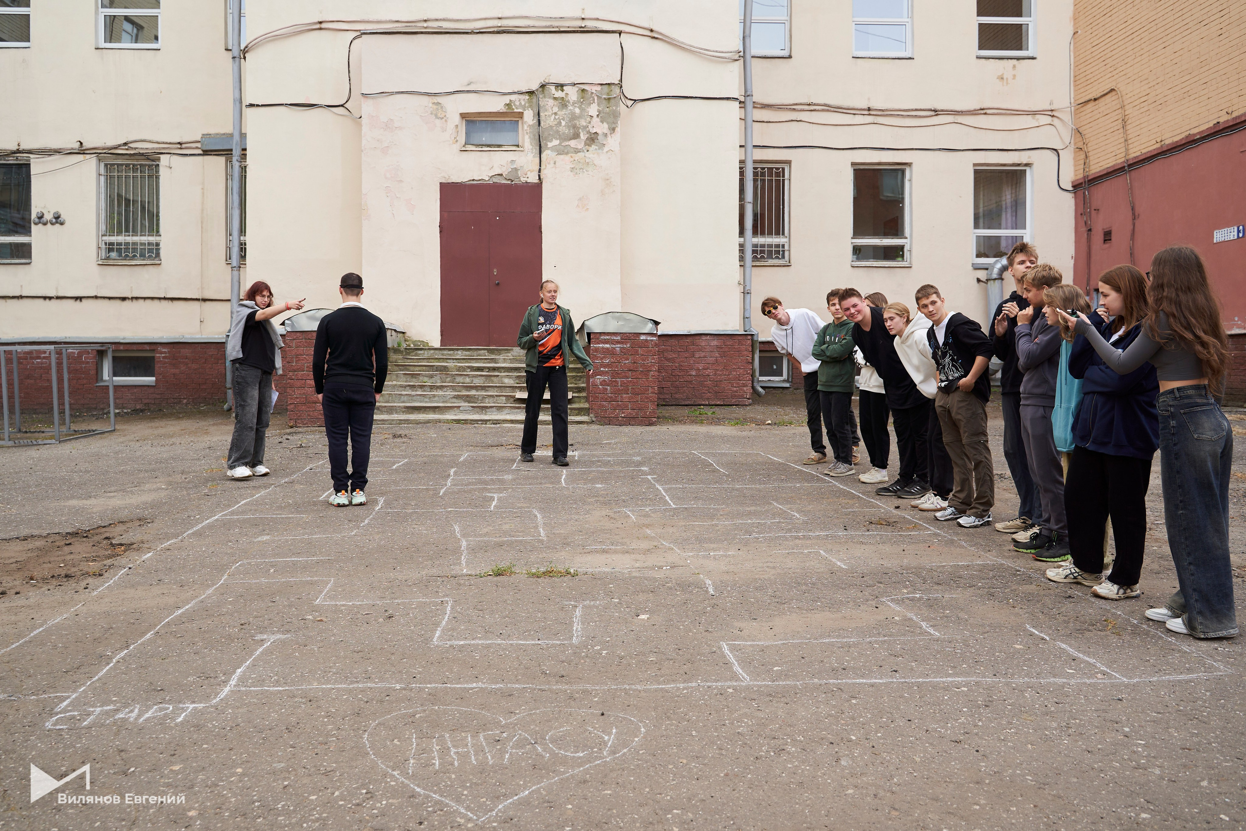 Мероприятие «Веревка» для первокурсников ННГАСУ. Репортажный фотограф Вилянов Евгений. Нижний Новгород