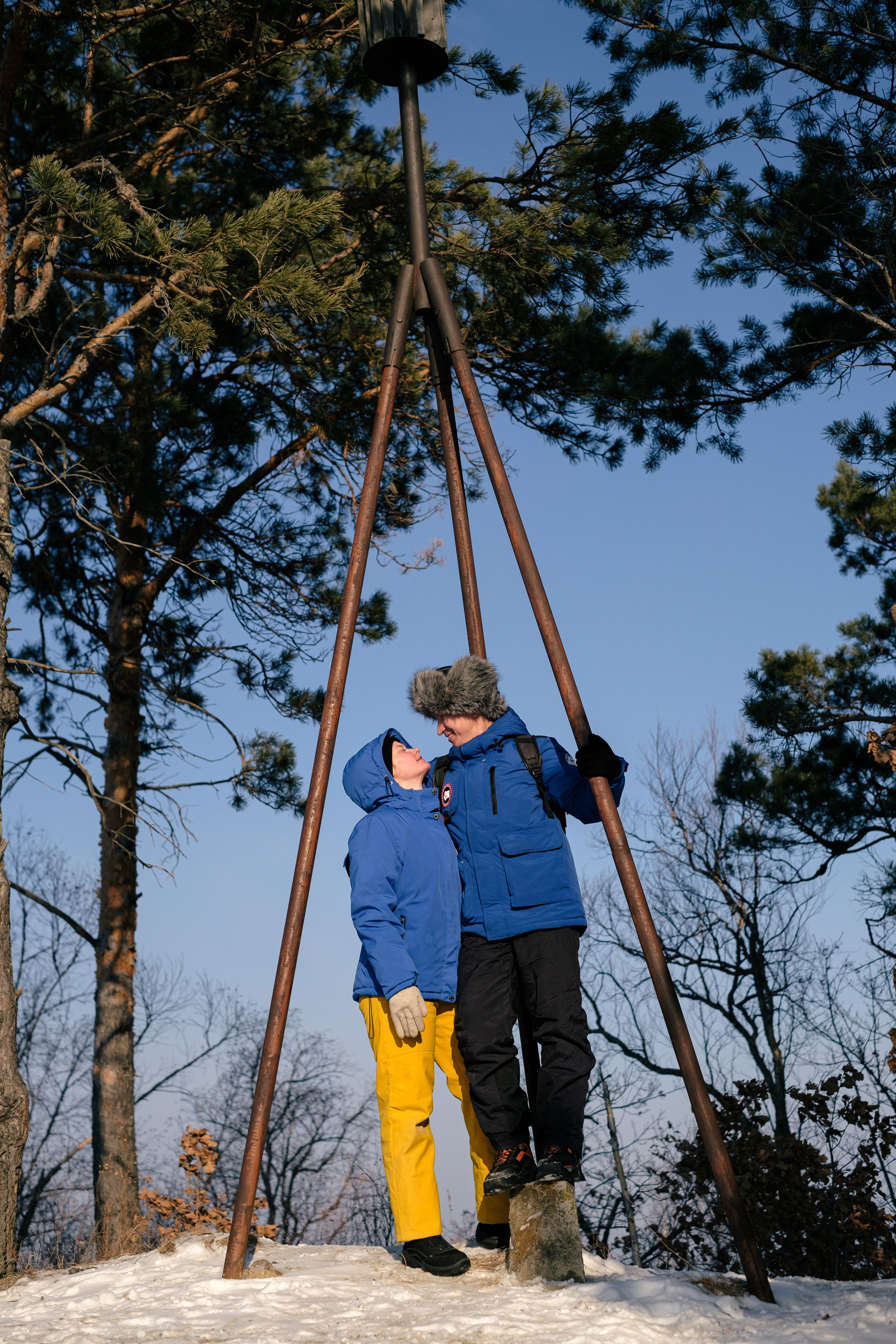 Мухинский лес зимой. Фотограф Благовещенска Яна