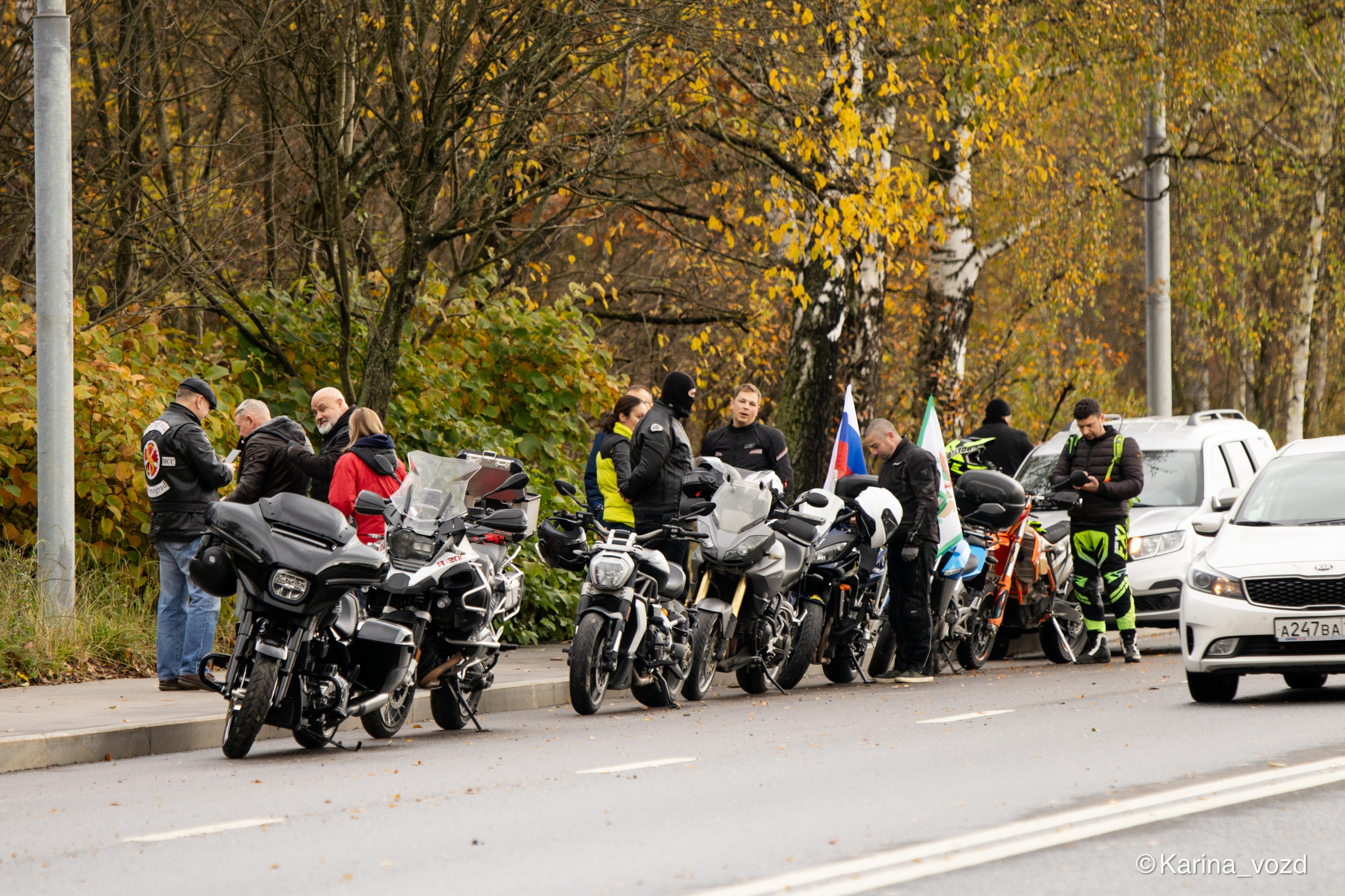 Закрытие мотосезона 2025 в Зеленограде. Репортажный фотограф в Москве и Зеленограде Karina-vozd