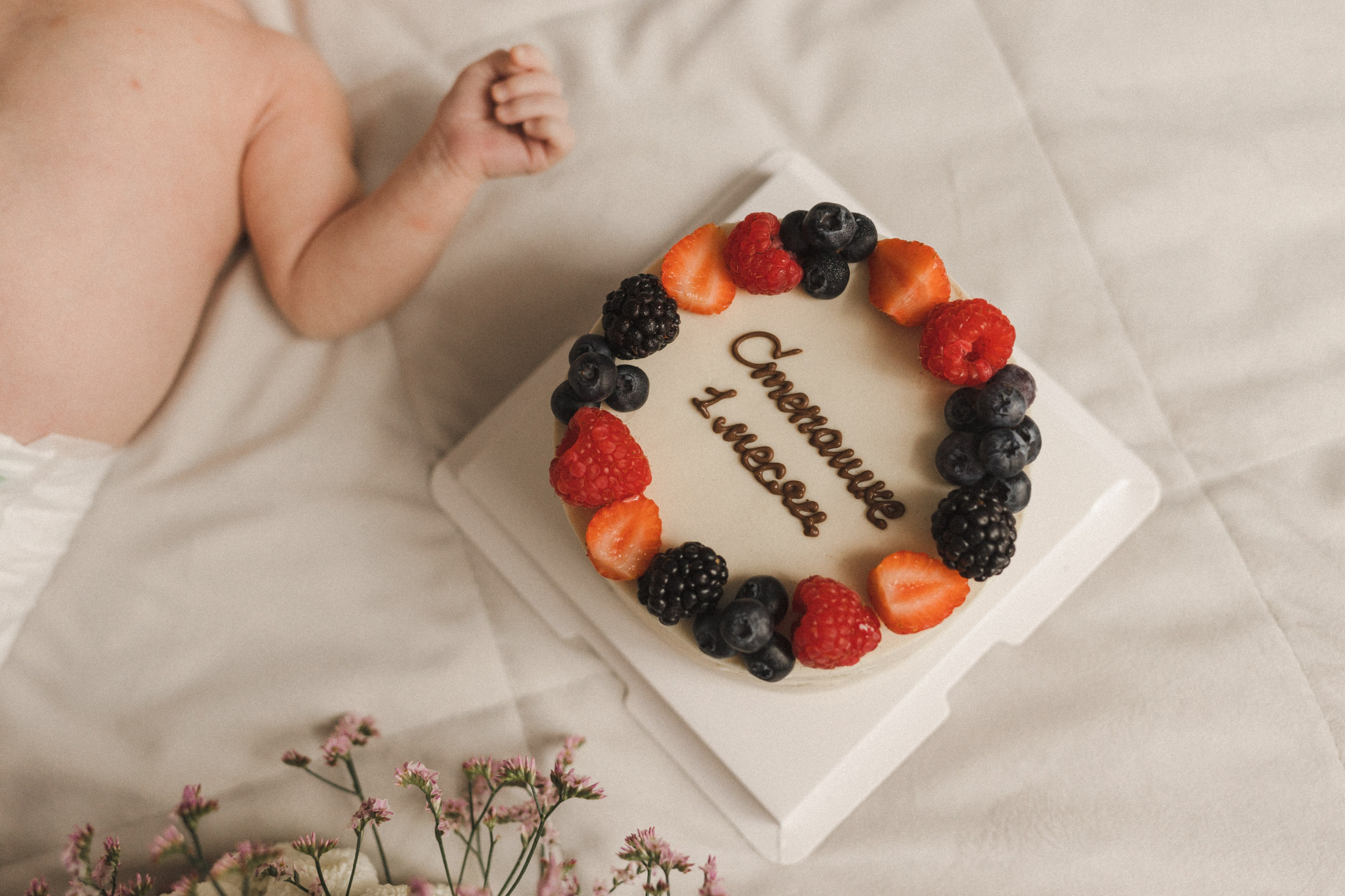 Самый первый месяц жизни. Семейный фотограф в Москве