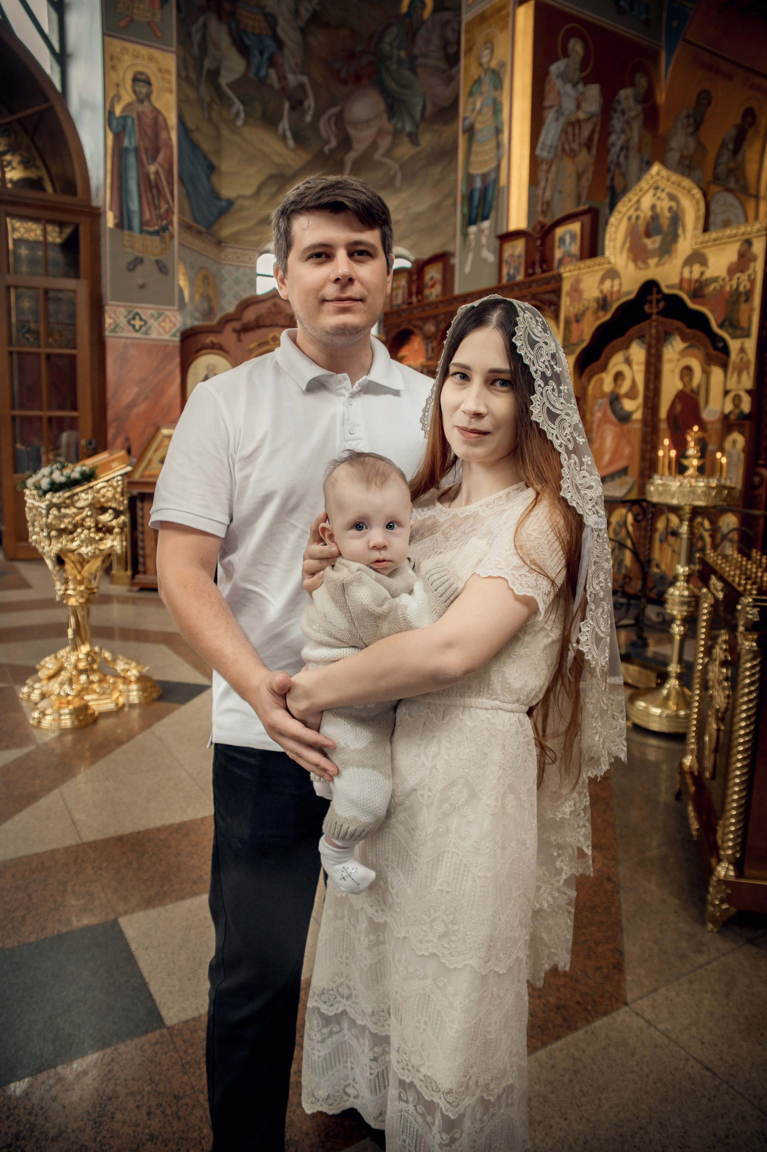 Таинство Крещения Романа, Храм Всех Святых Волгоград Мамаев Курган. Церковный, семейный и репортажный фотограф Волгоград, Волжский