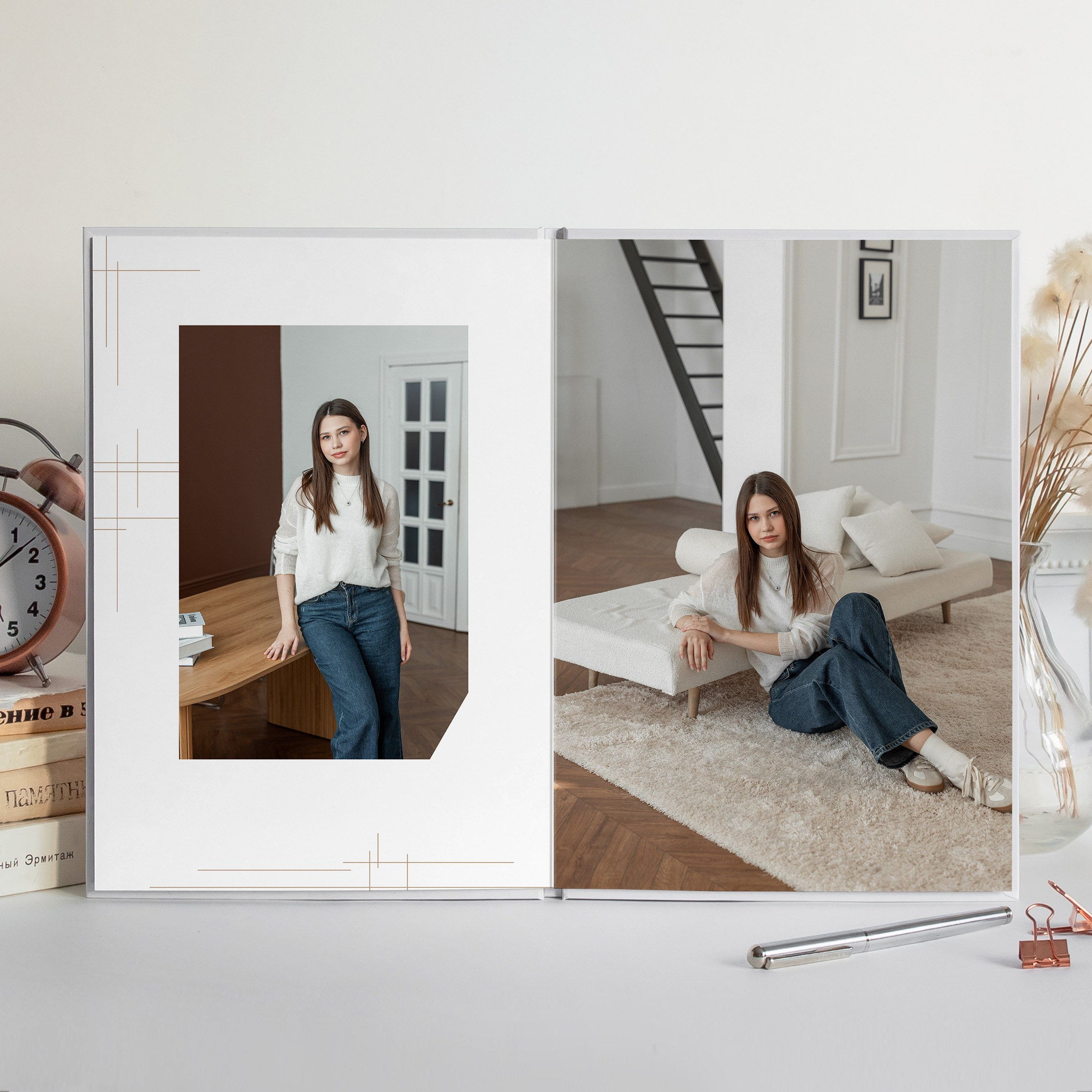 Альбом 9-11 класса (4 разворота) 10 страниц. ФОТОГРАФ ВЫПУСКНЫХ АЛЬБОМОВ в Краснодаре Ворчик Татьяна