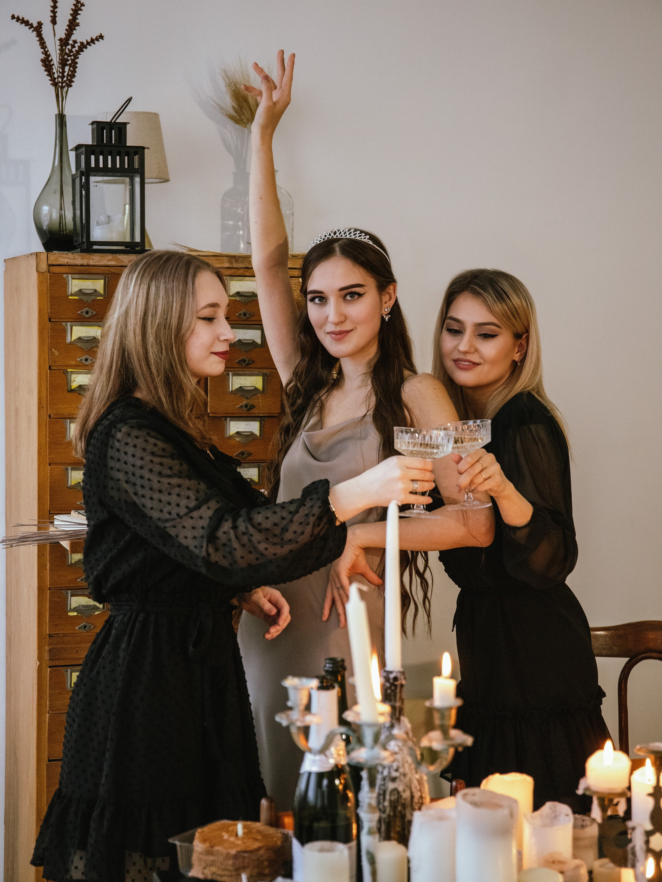 Девичник в фотостудии. Свадебный и семейный фотограф в Москве Мила Широких