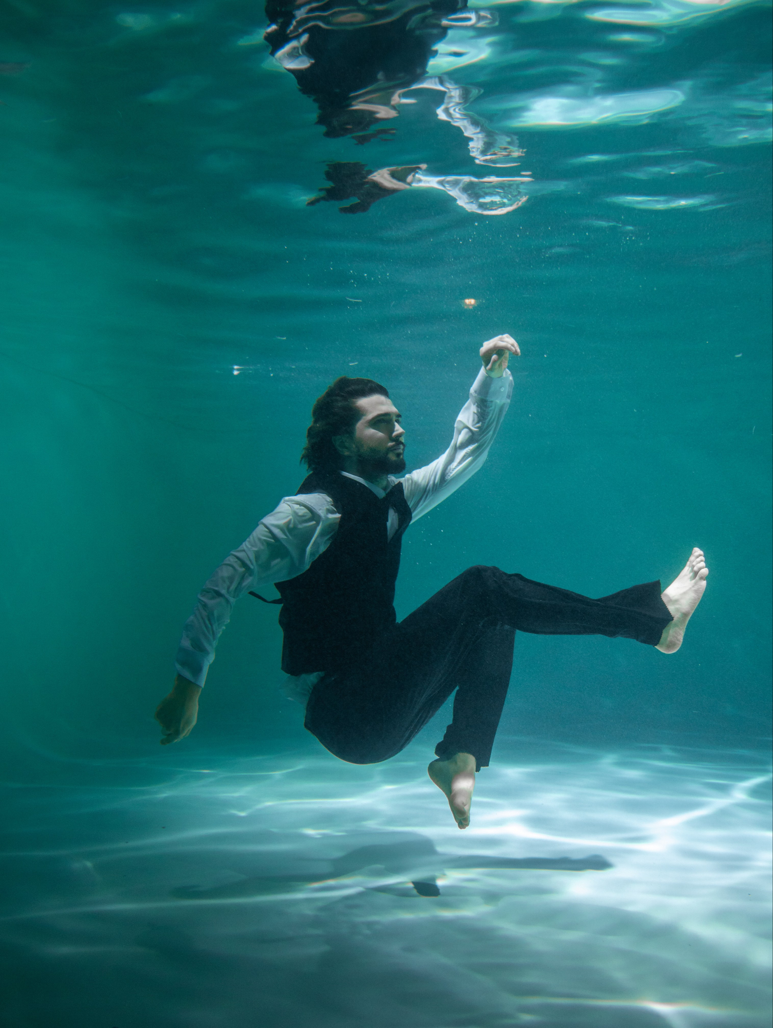 Под водой. Свадебный и семейный фотограф в Москве Мила Широких