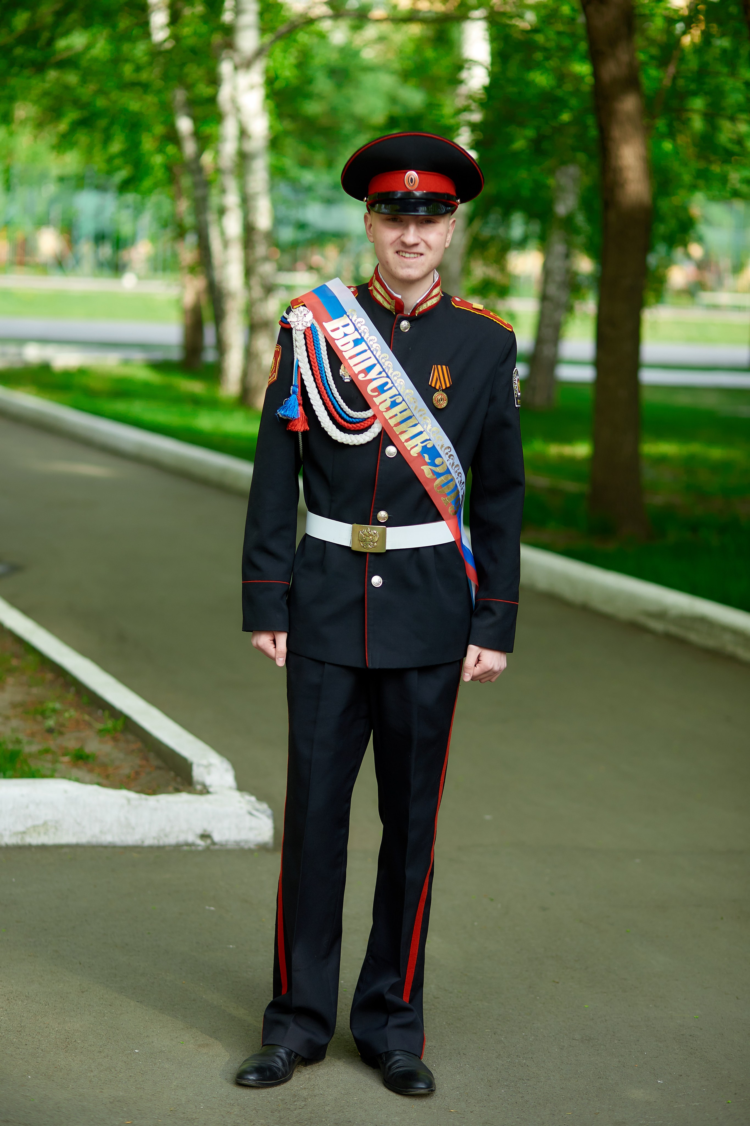 Кадеты последний звонок. Фотограф Вячеслав Фарунин