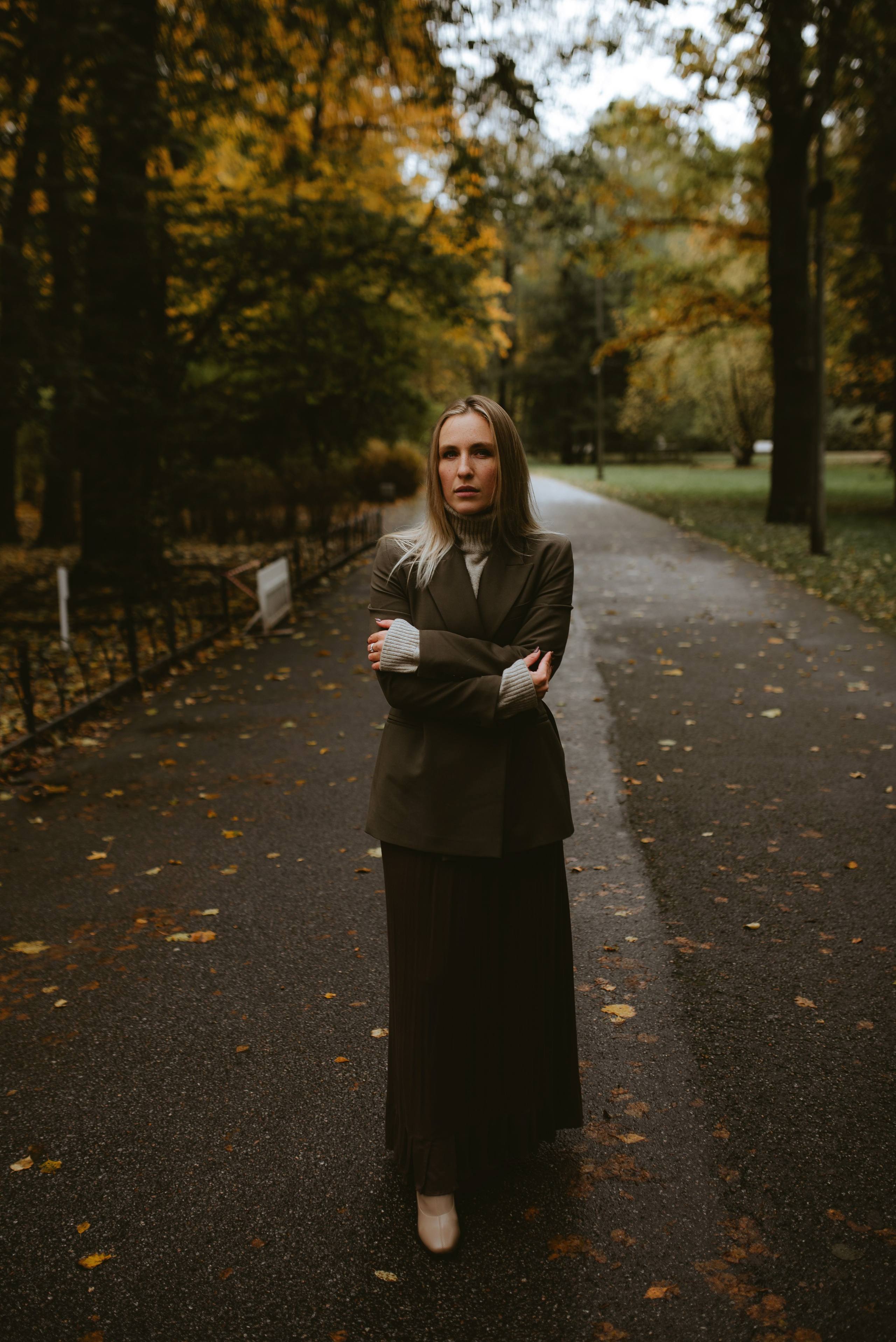 Девушка в осеннем парке Фотосессия Санкт-Петербург 