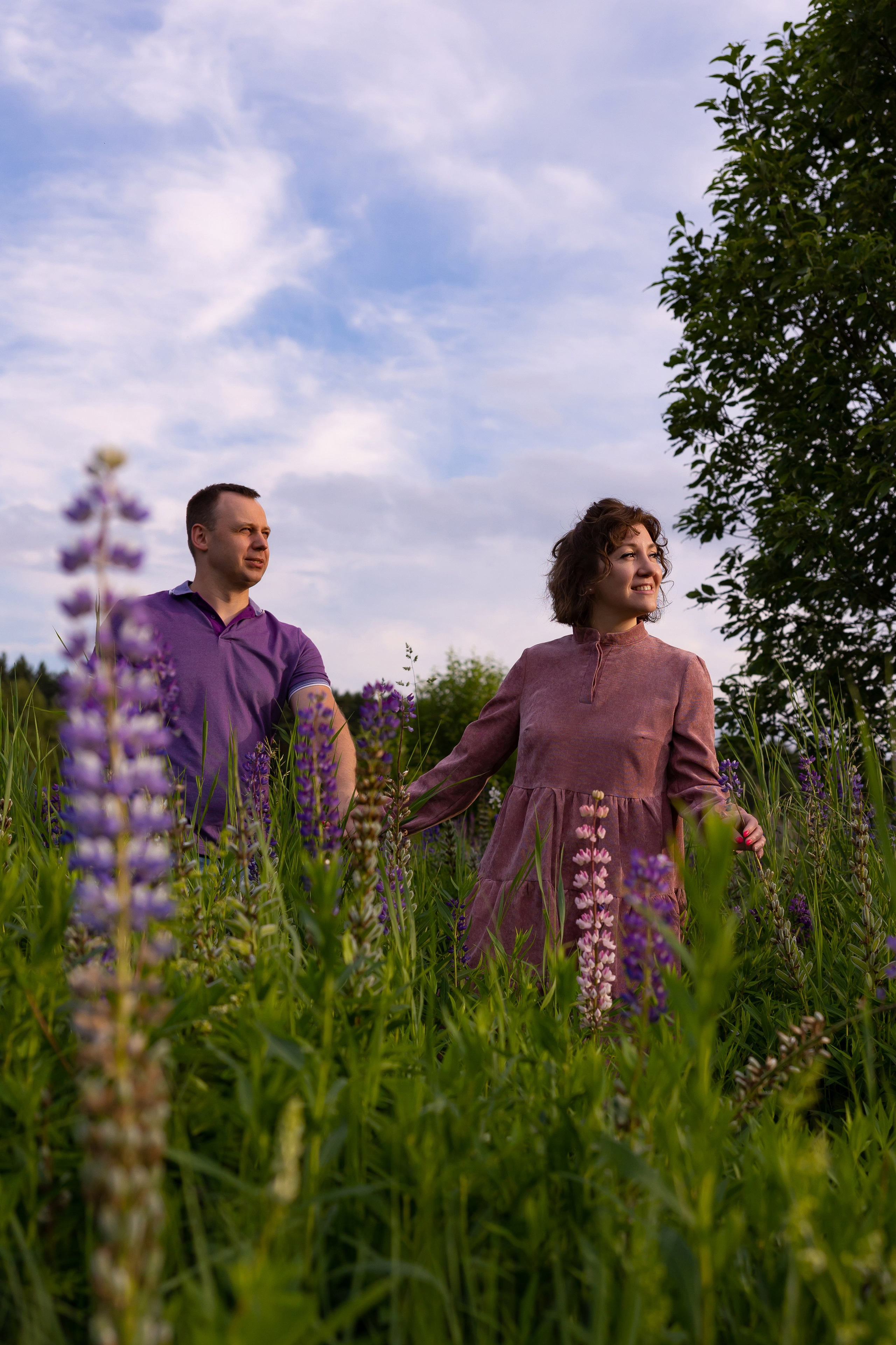 Пикник в люпиновом поле. Сказочный фотограф для Вас и Вашей семьи